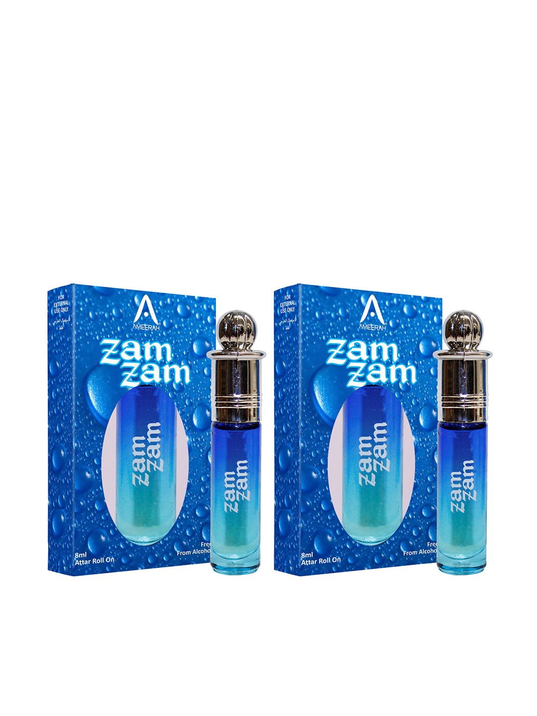 

St. John Ameerah Set of 2 Zam Zam Attar Roll Ons - 8 ml Each, Multi
