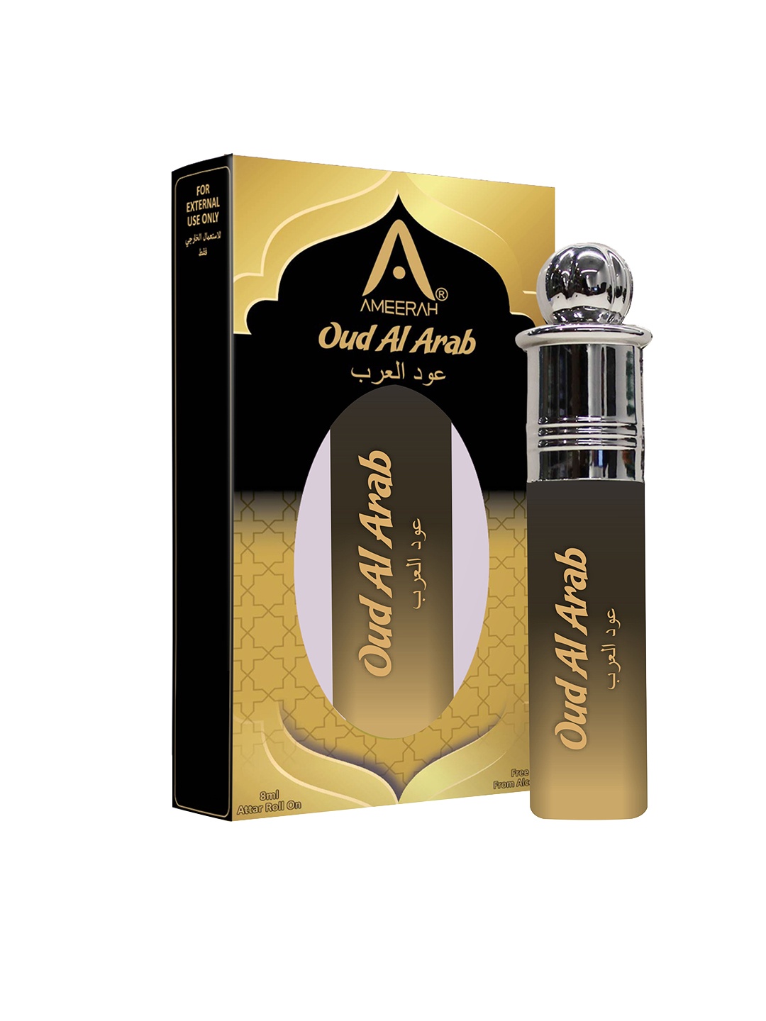 

St. John Oud Al Arab Attar Roll On - 8 ml, Black