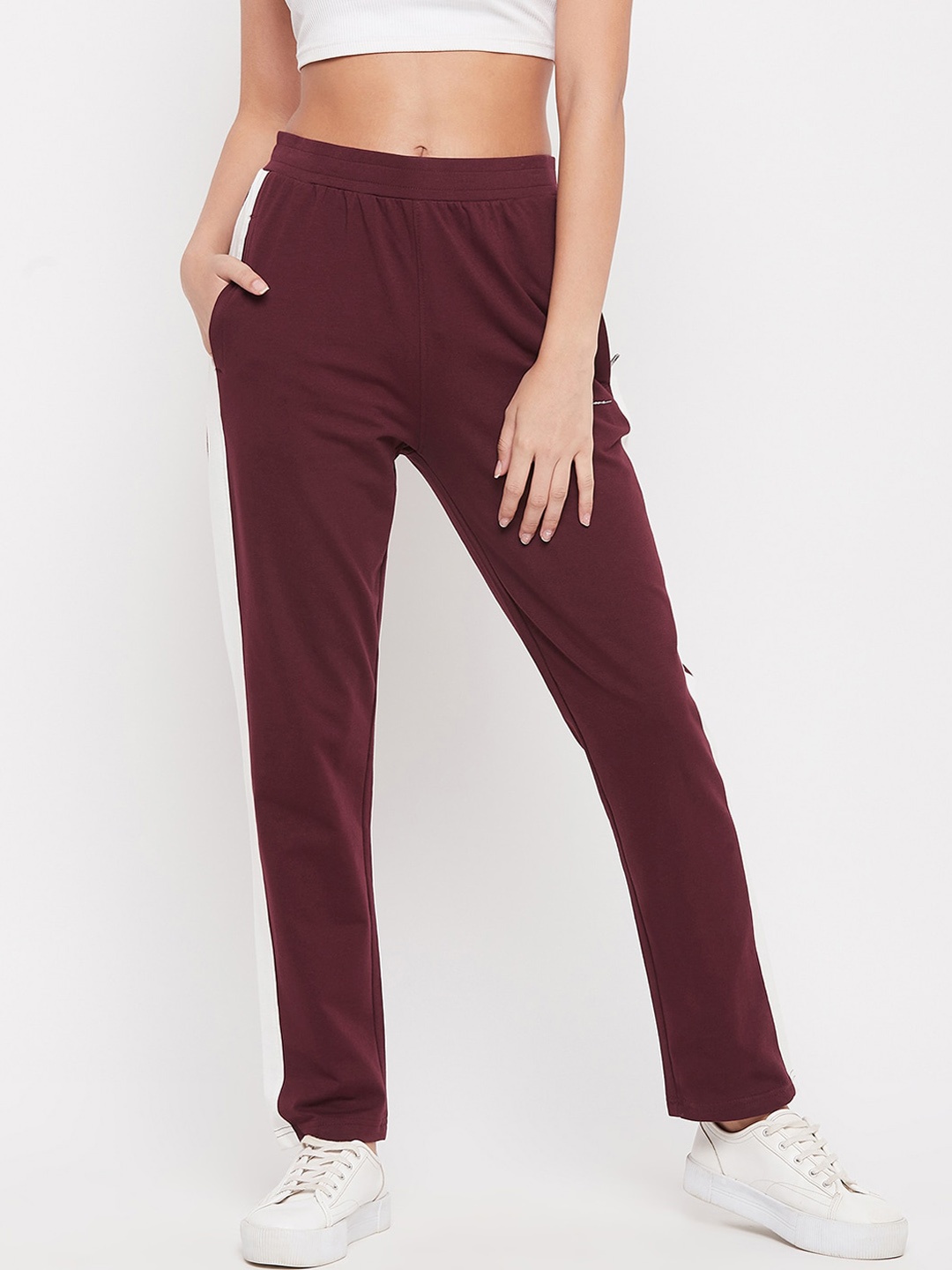 

Okane Women Maroon Track Pants