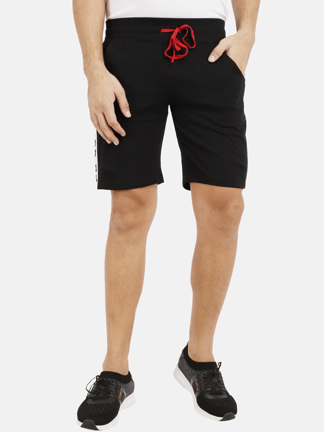 

V-Mart Men Black Sports Shorts