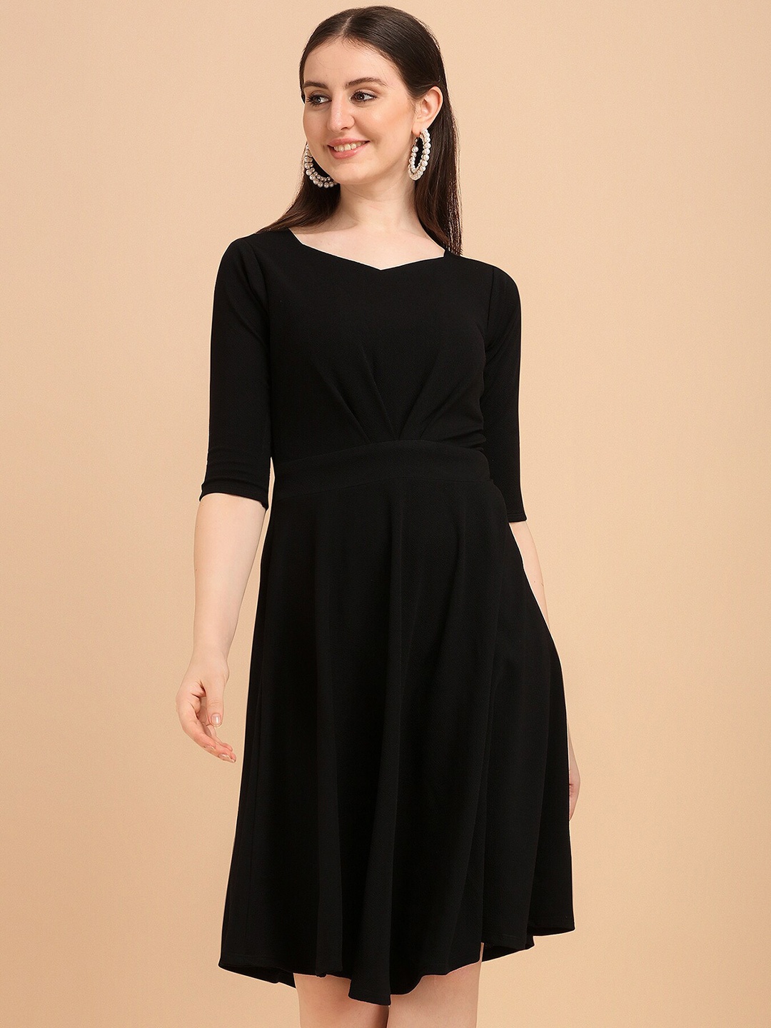 

SHEETAL Associates Black Dress