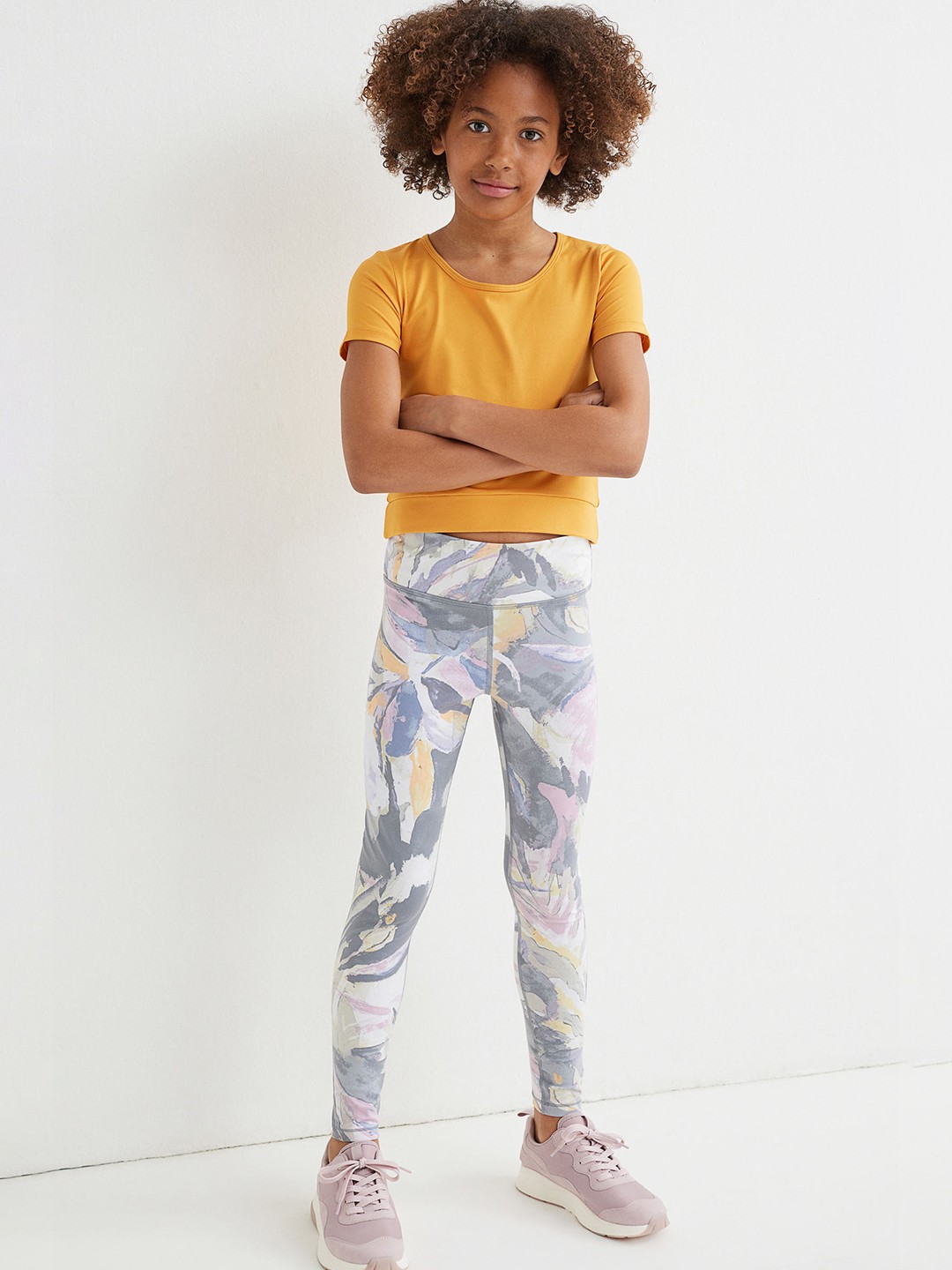 

H&M Girls Grey Sports Leggings