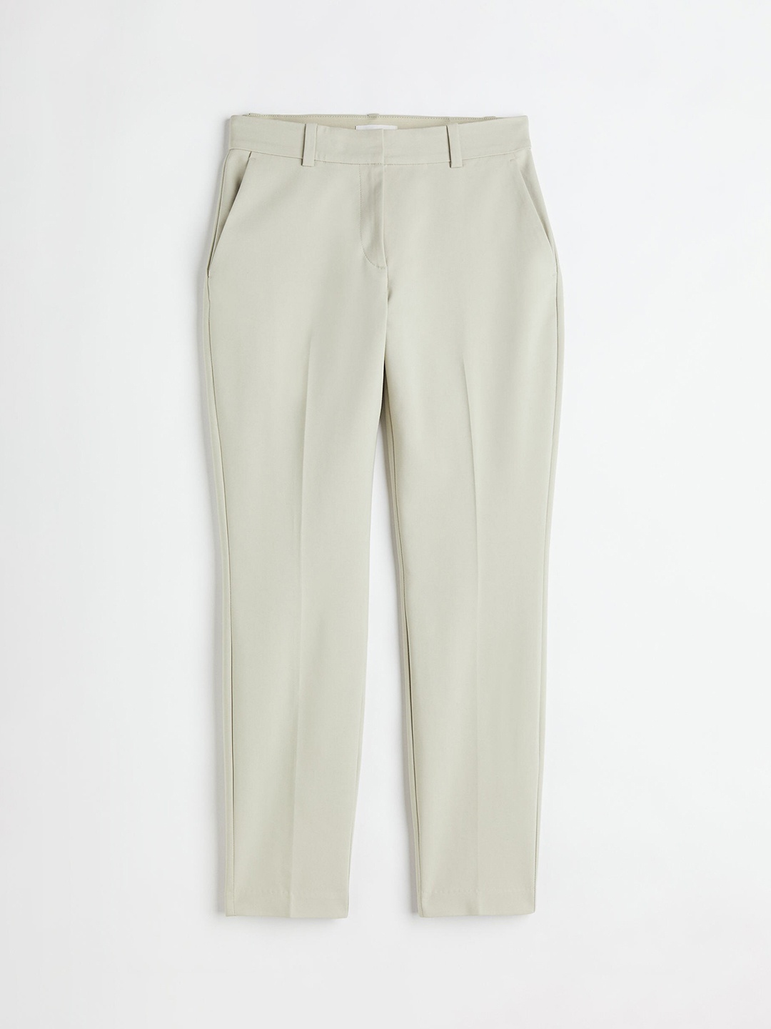 

H&M Women Mint Green Cigarette Trousers