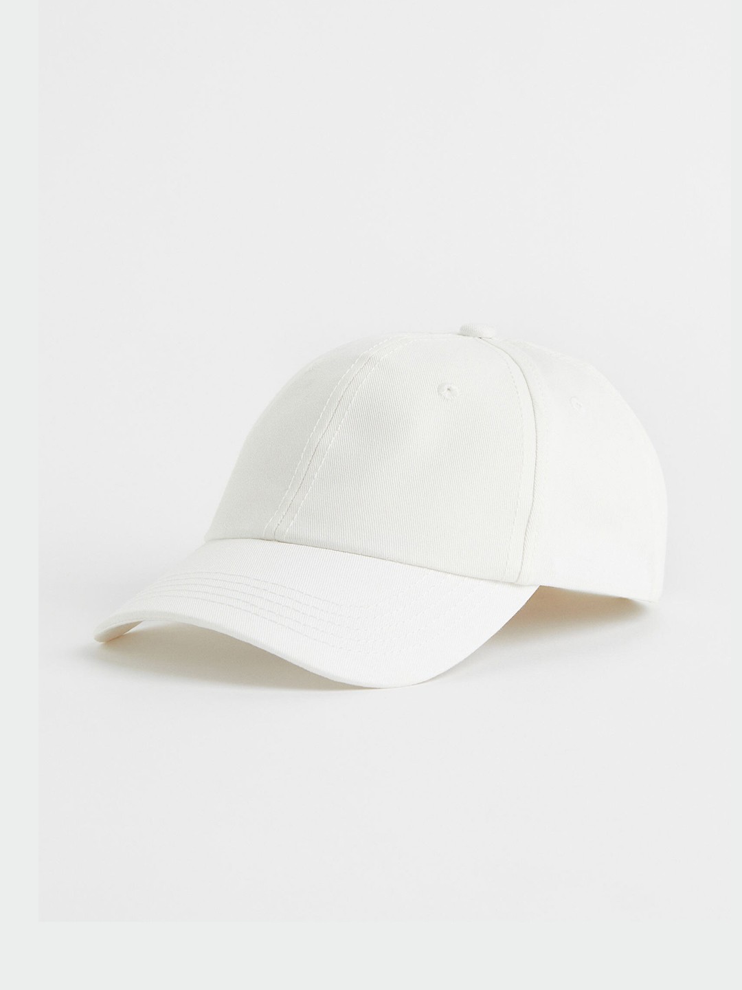 

H&M White Cotton Twill Cap