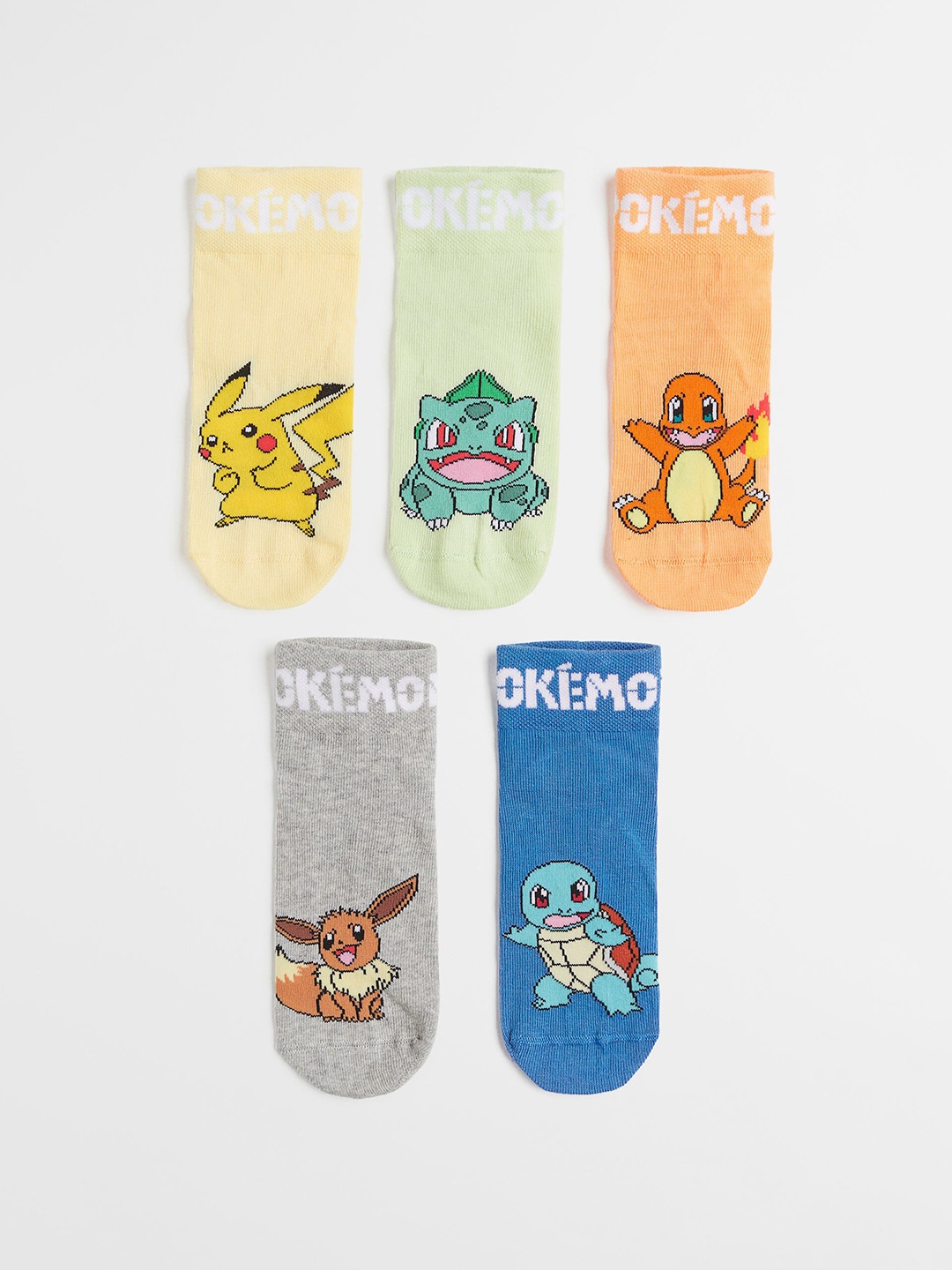 

H&M Boys Printed 5 Pack Socks, Blue