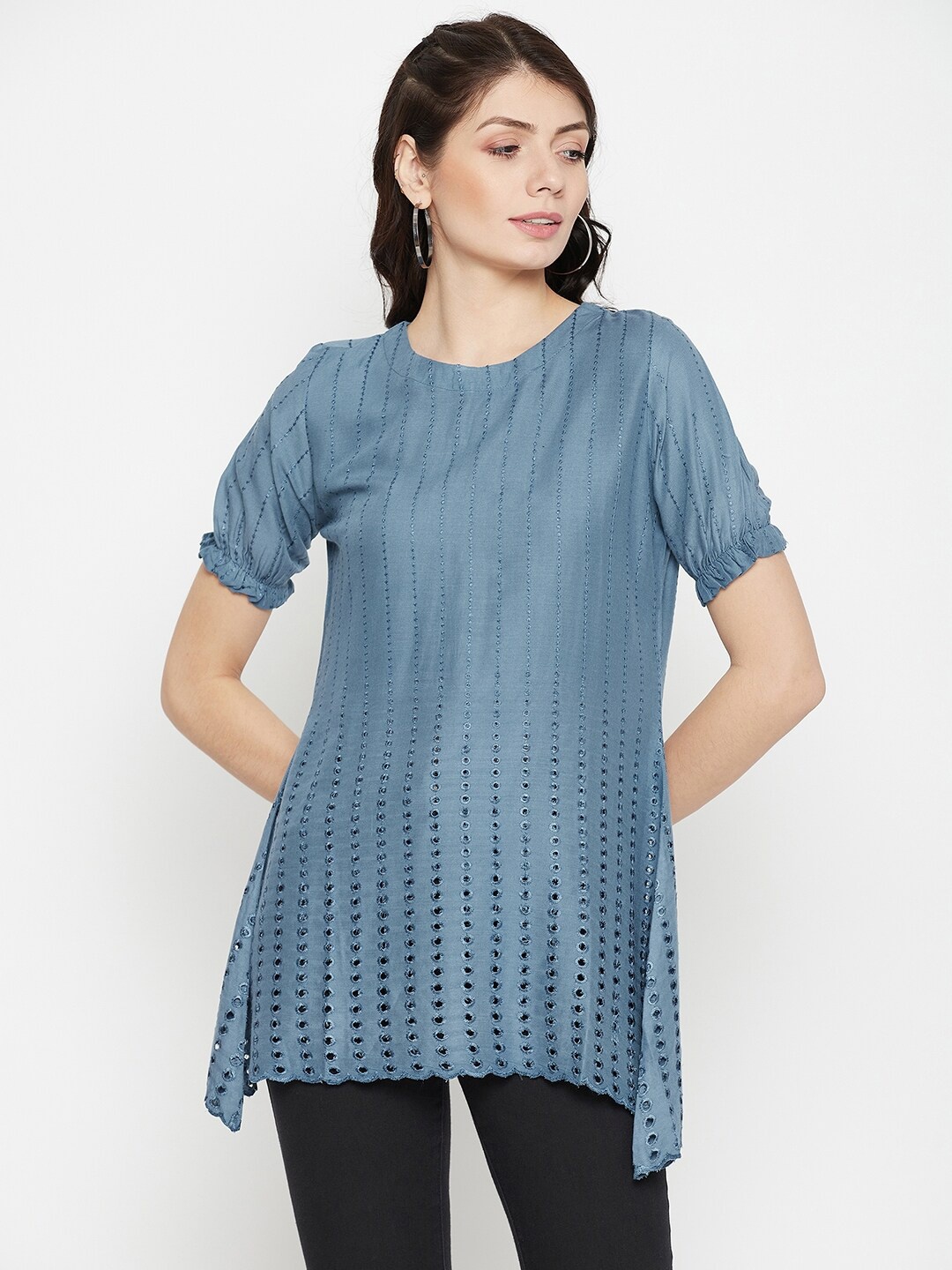 

Duke Blue Longline Stiffli Top