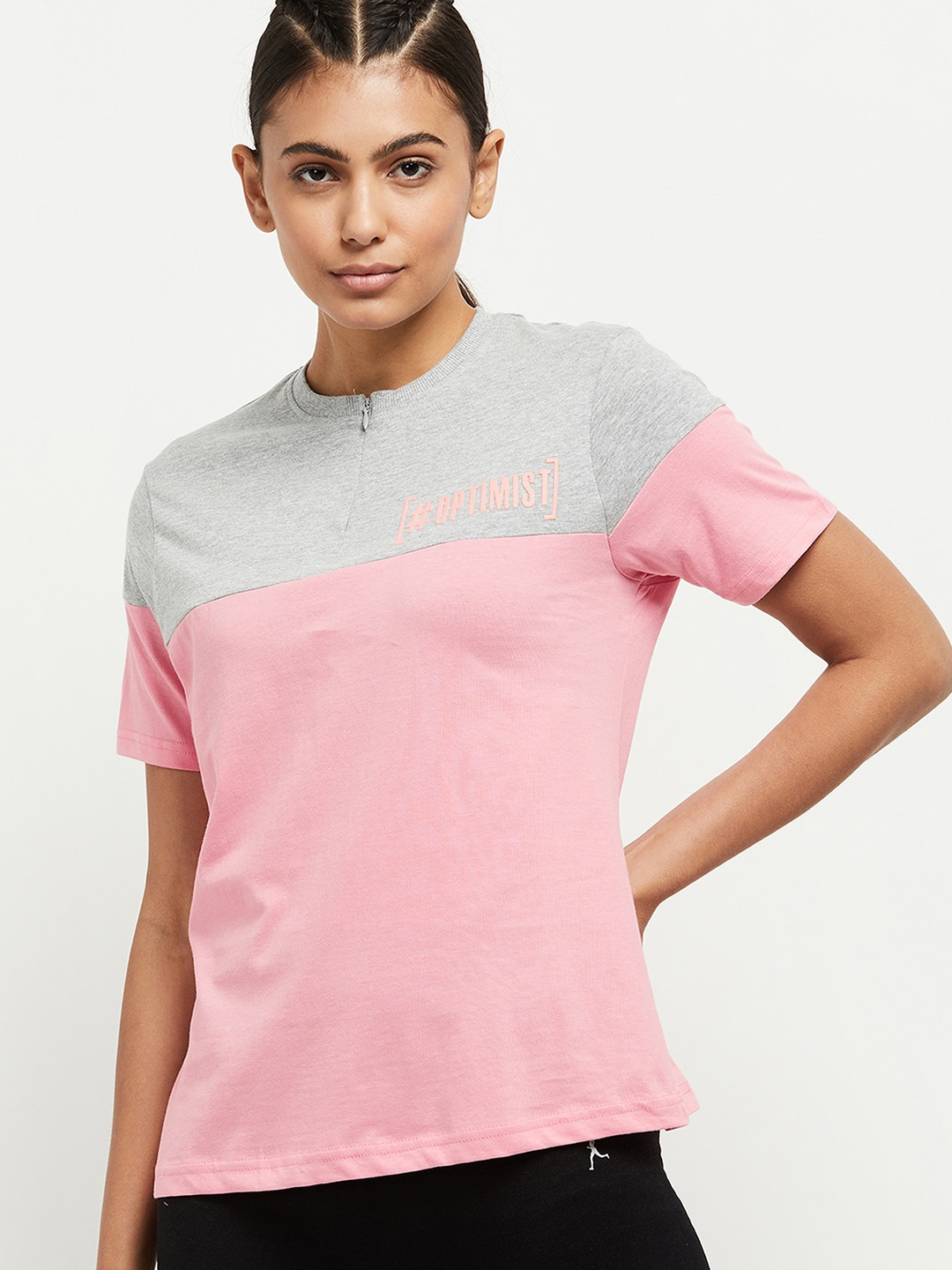 

max Women Pink T-shirt