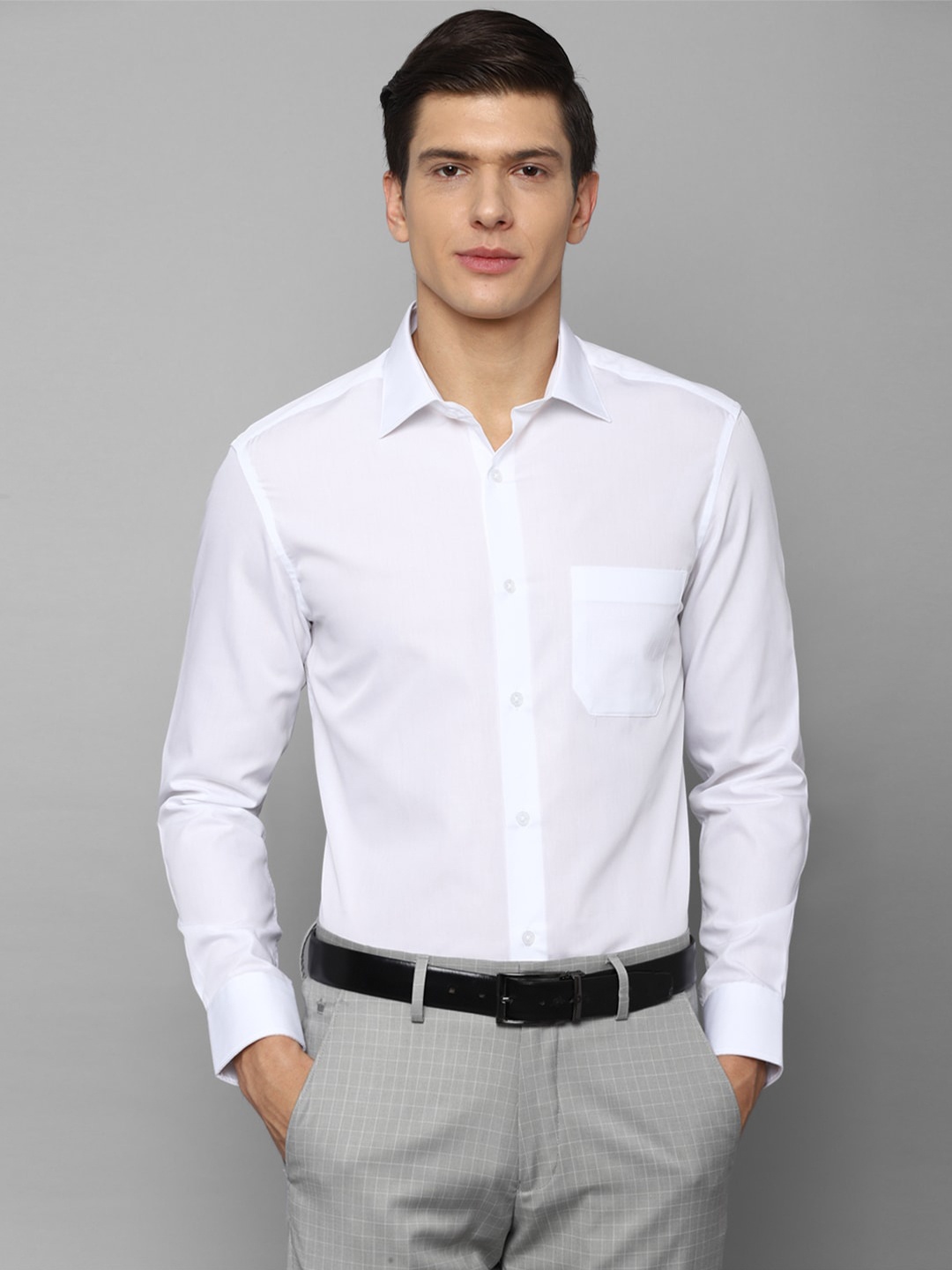 

Louis Philippe Men White Formal Shirt