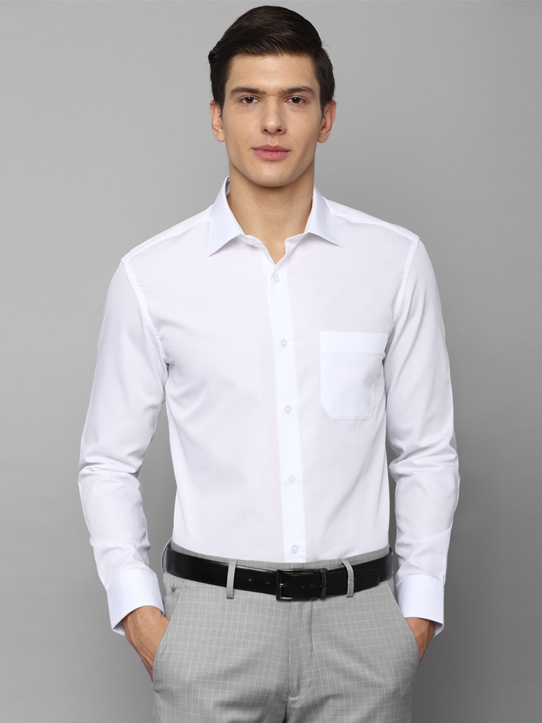 

Louis Philippe Men White Formal Shirt