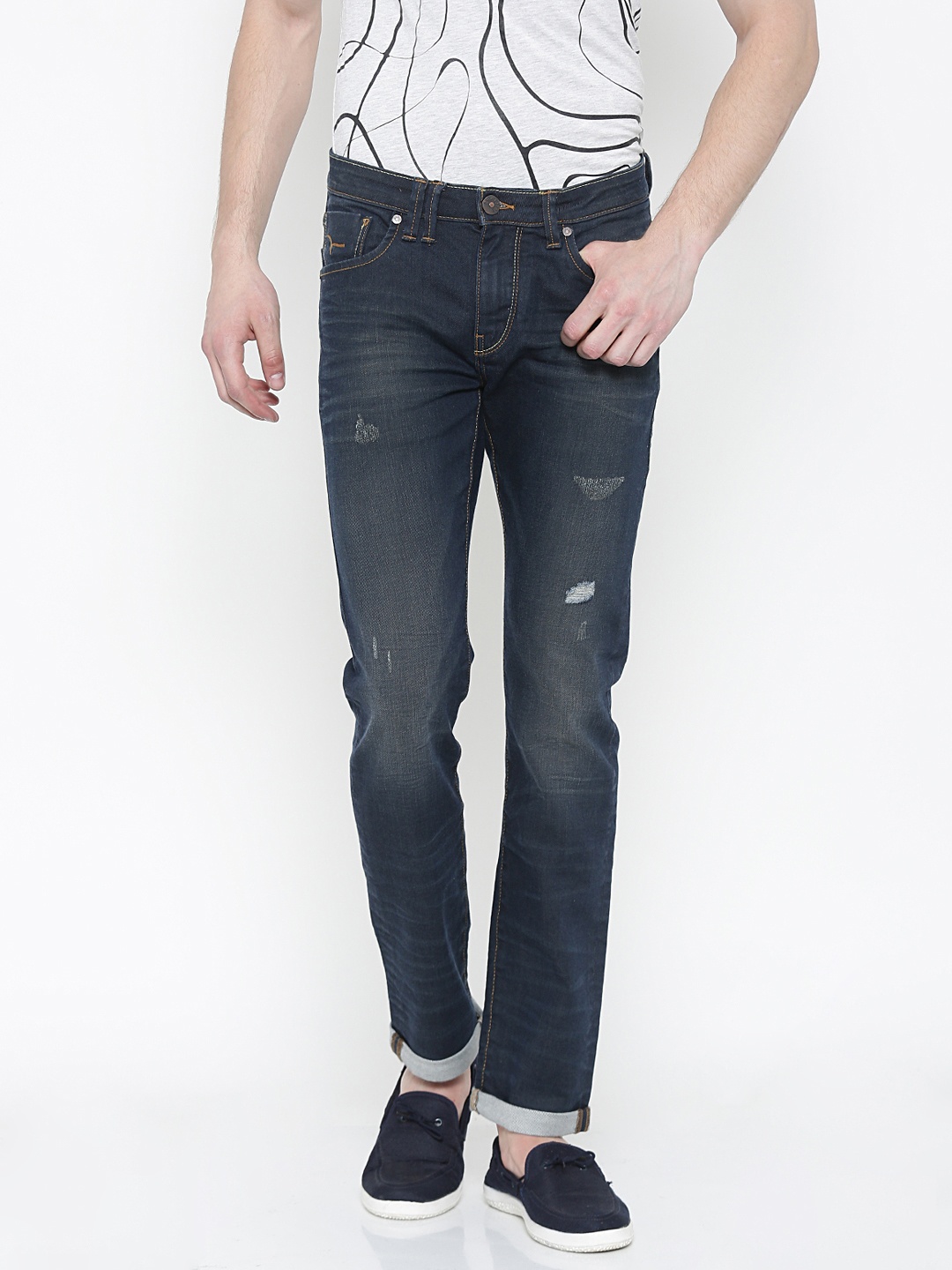 

Flying Machine Men Blue Jackson Skinny Fit Stretchable Jeans