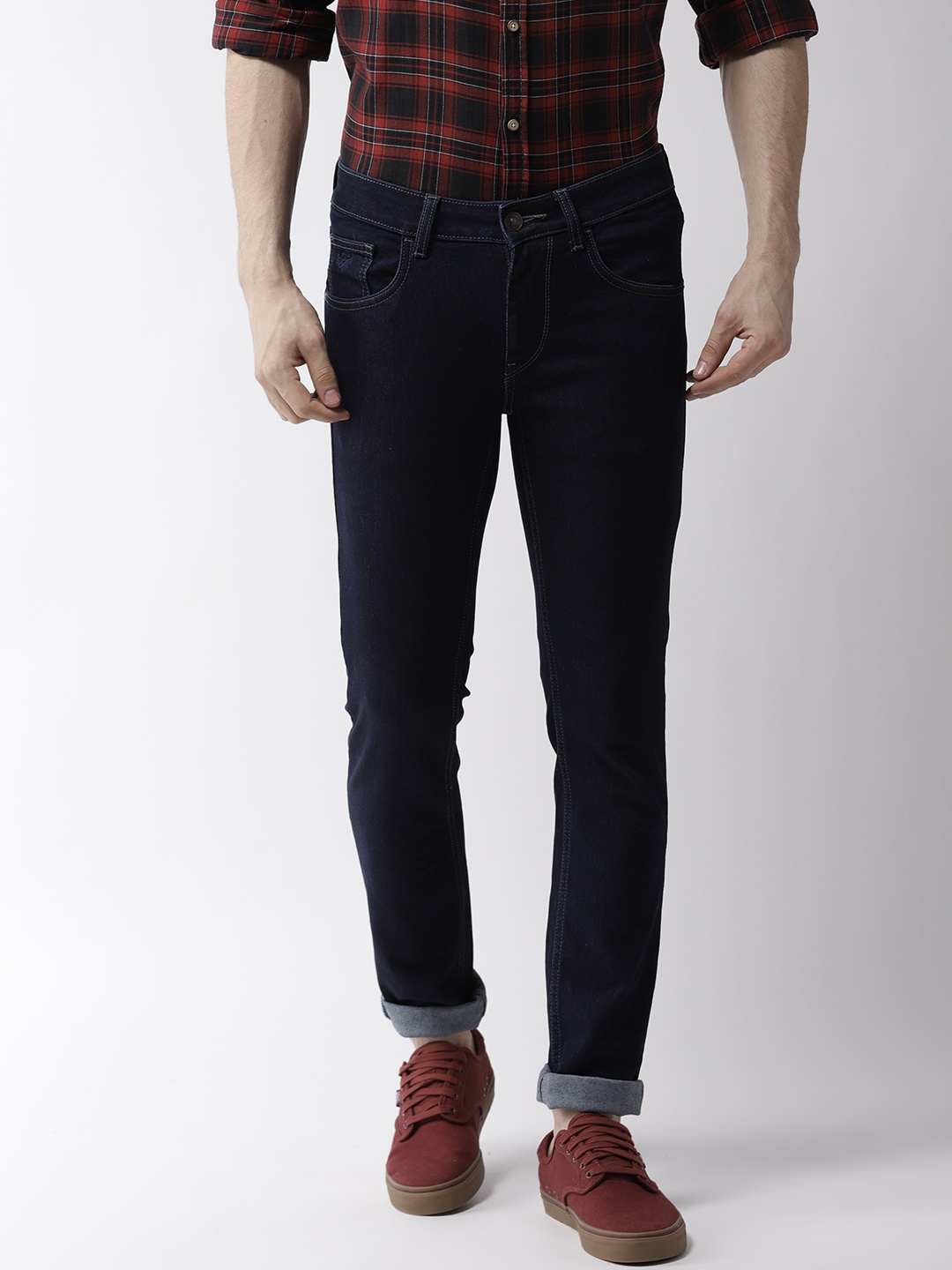 

Flying Machine Men Blue Skinny Jackson Fit Stretchable Jeans