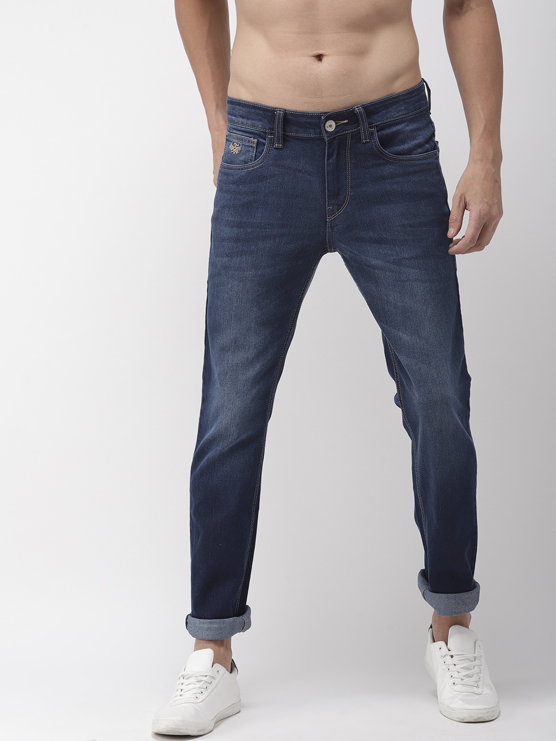 

Flying Machine Men Blue Michael Slim Tapered Fit Stretchable Jeans