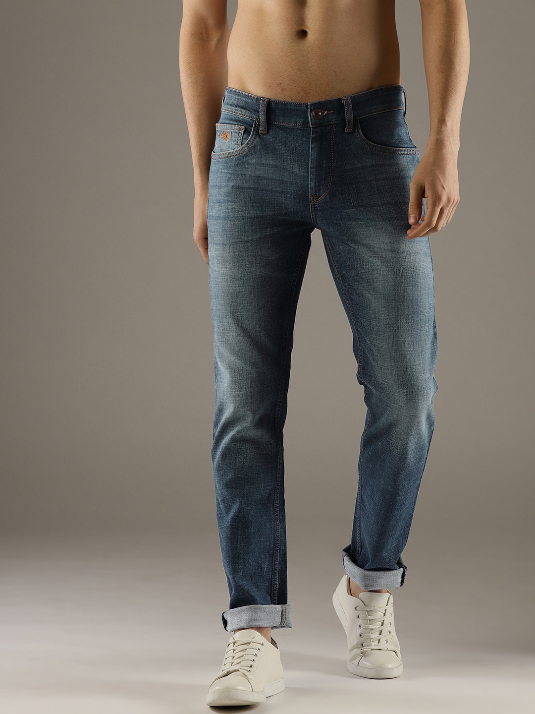 

Flying Machine Men Blue Prince Slim Fit Stretchable Jeans