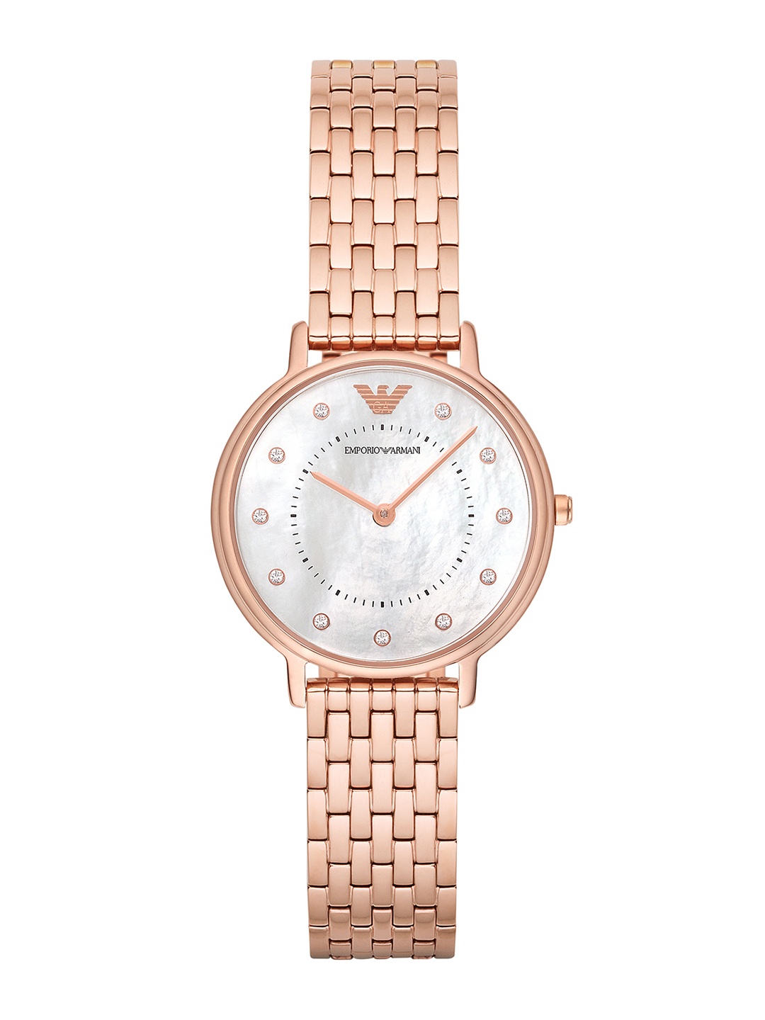 

Emporio Armani Women Rose Gold Analogue Watch AR11006I