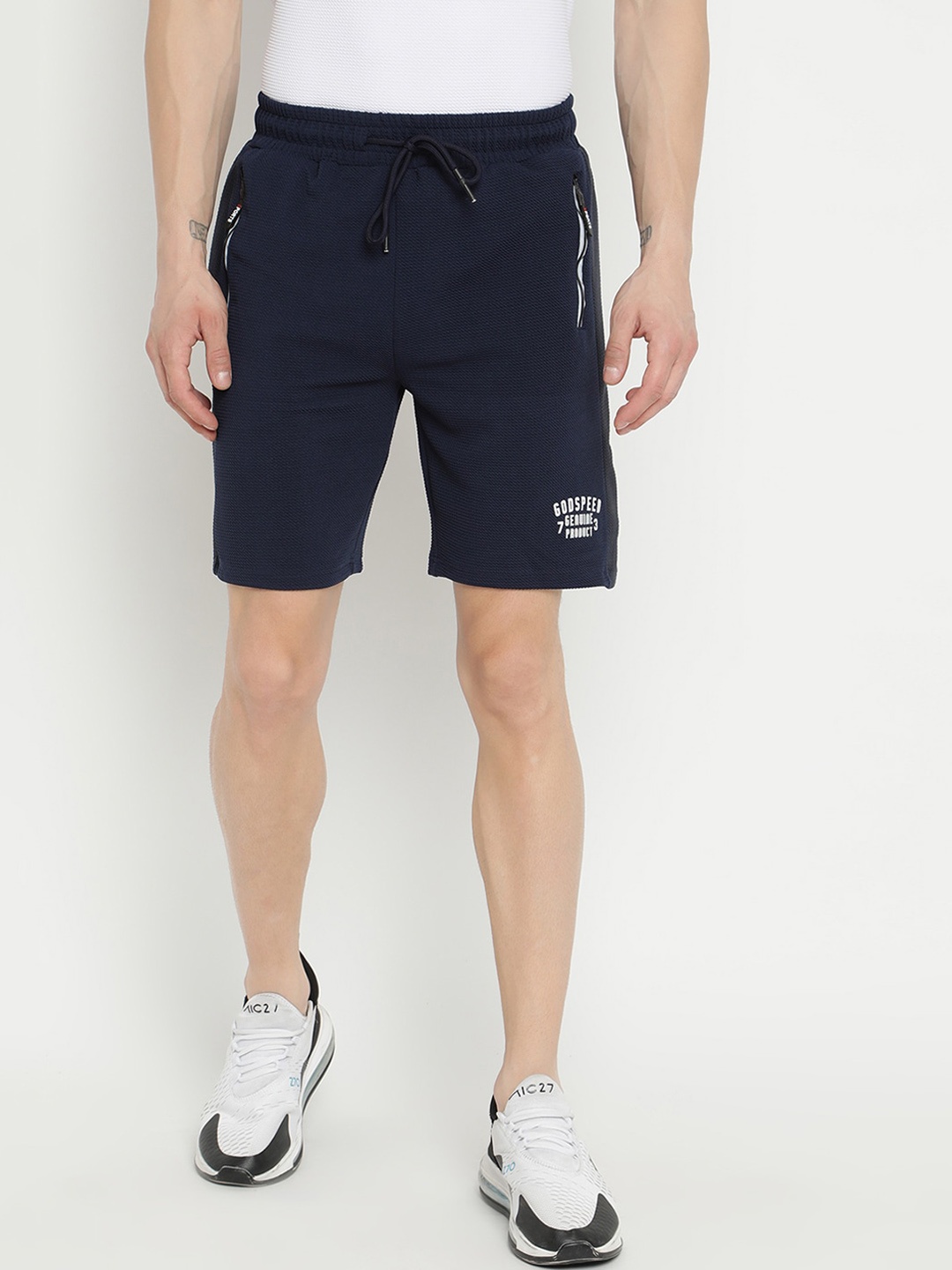 

V2 Value & Variety Men Navy Blue Sports Shorts