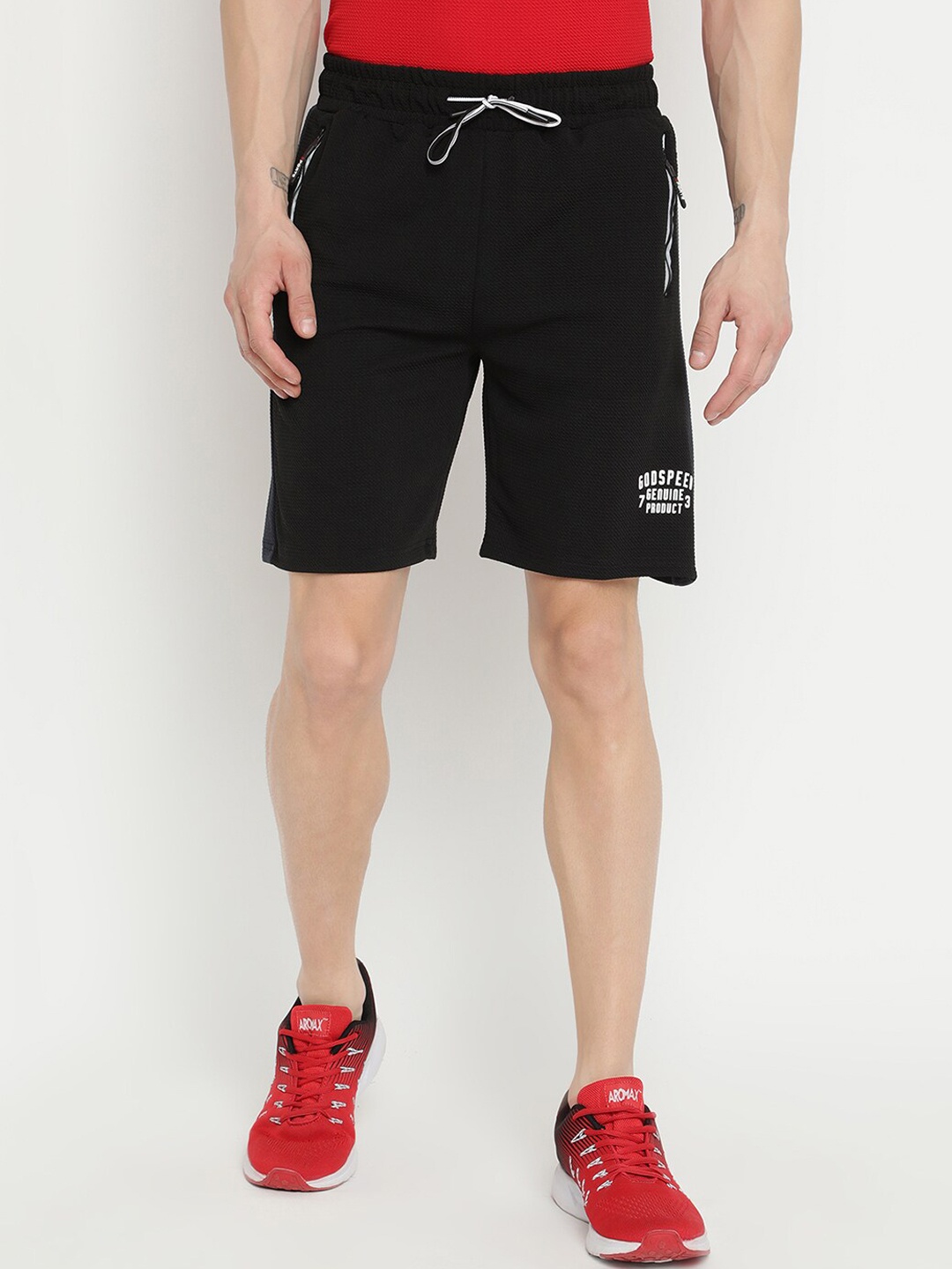 

V2 Value & Variety Men Black Solid Sports Shorts