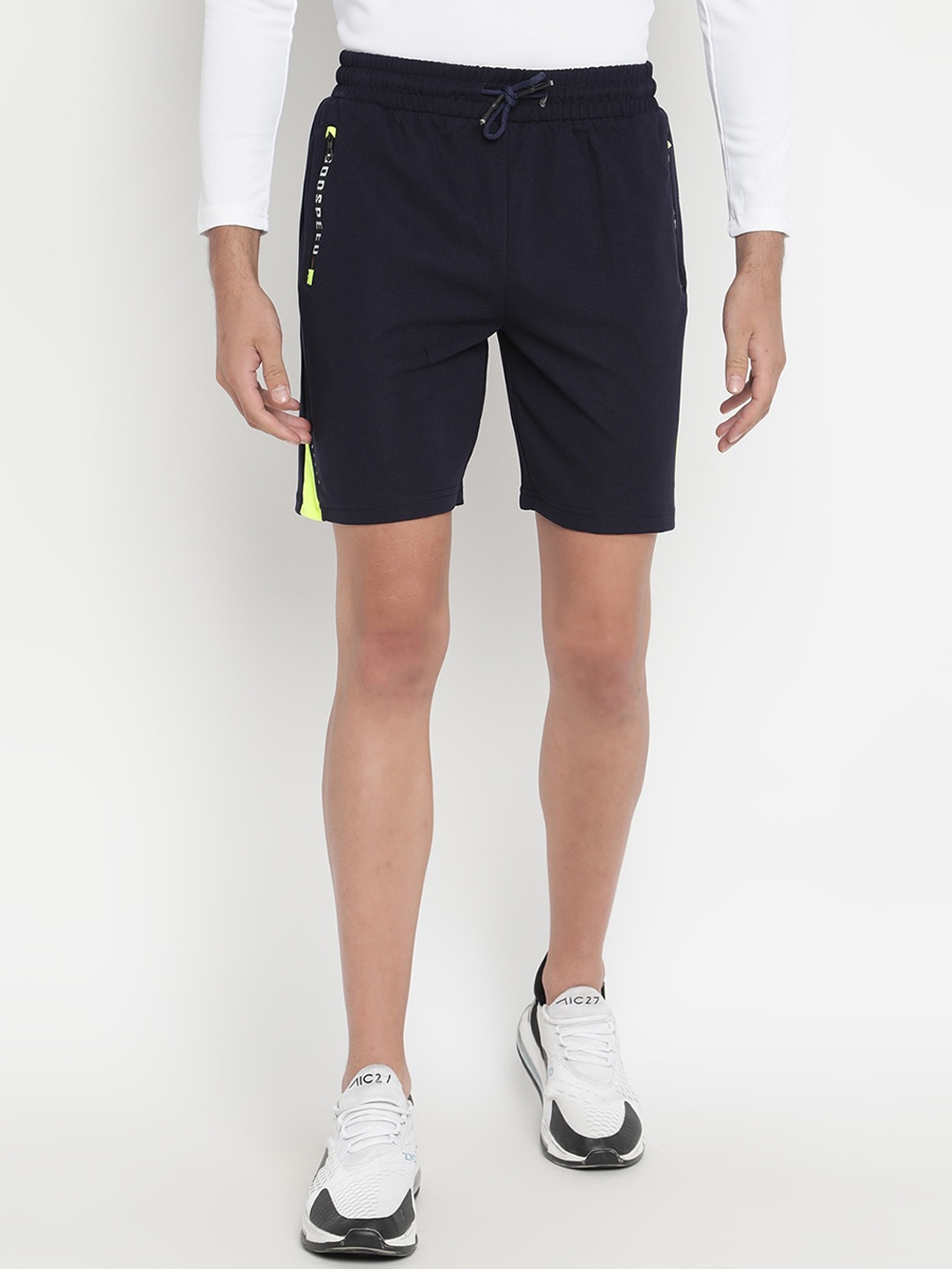 

V2 Value & Variety Men Navy Blue Solid Shorts