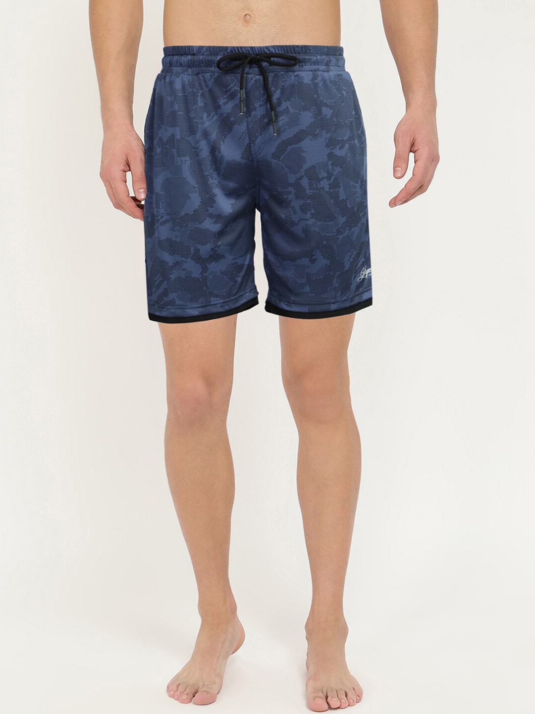 

V2 Value & Variety Men Blue Printed Lounge Shorts