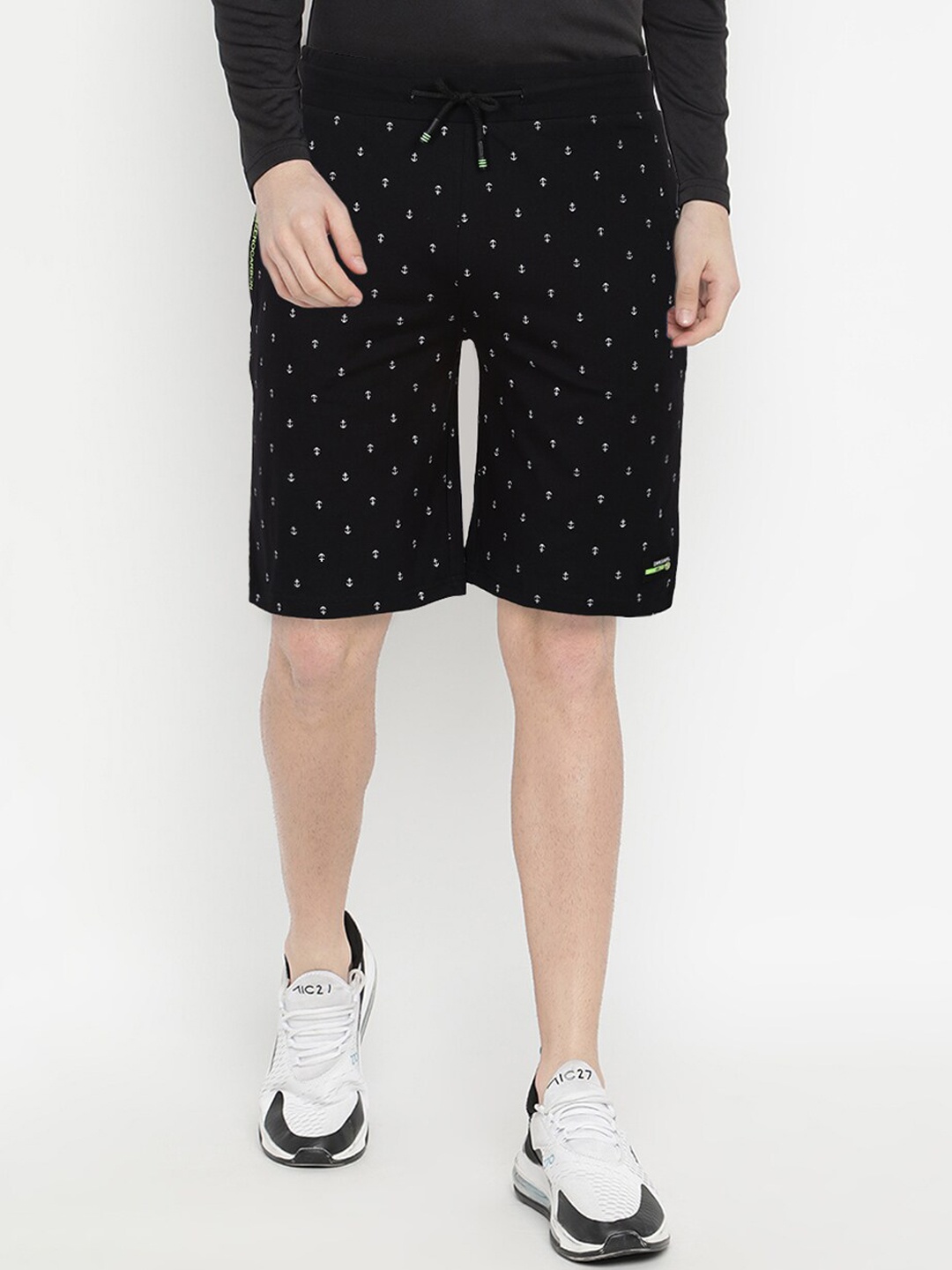 

V2 Value & Variety Men Black Printed Shorts