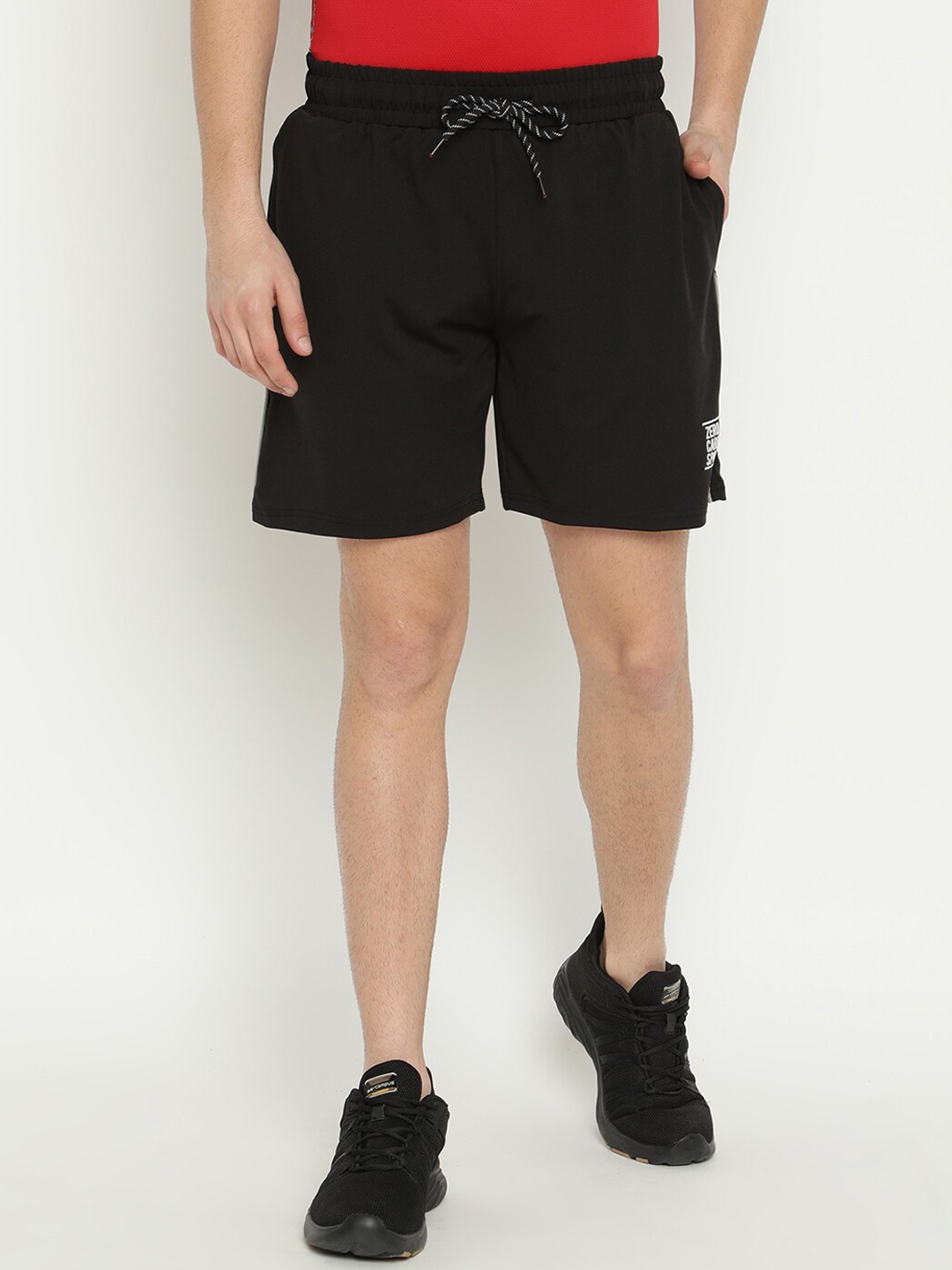 

V2 Value & Variety Men Black Sports Shorts
