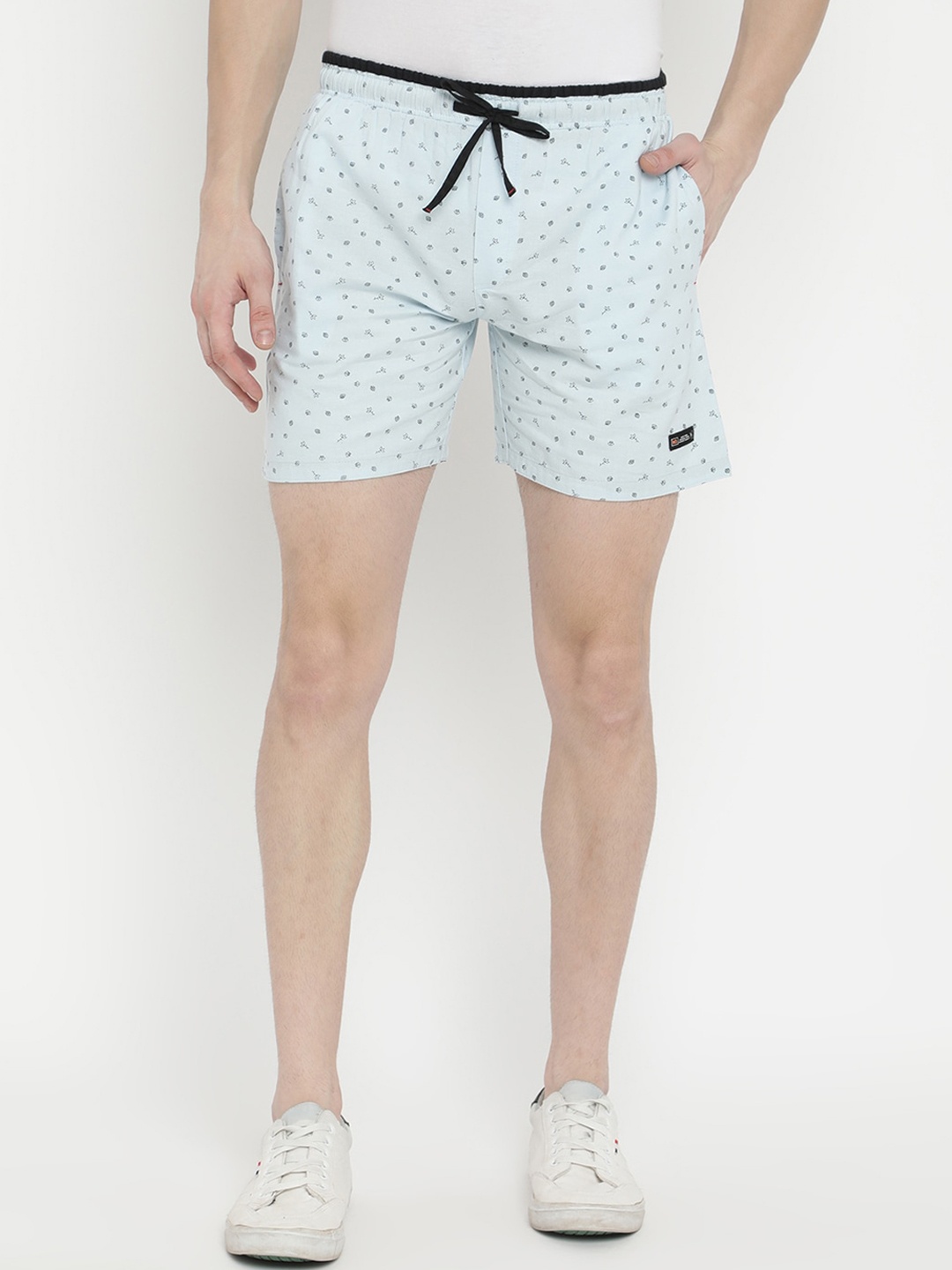 

V2 Value & Variety Men Blue Printed Shorts