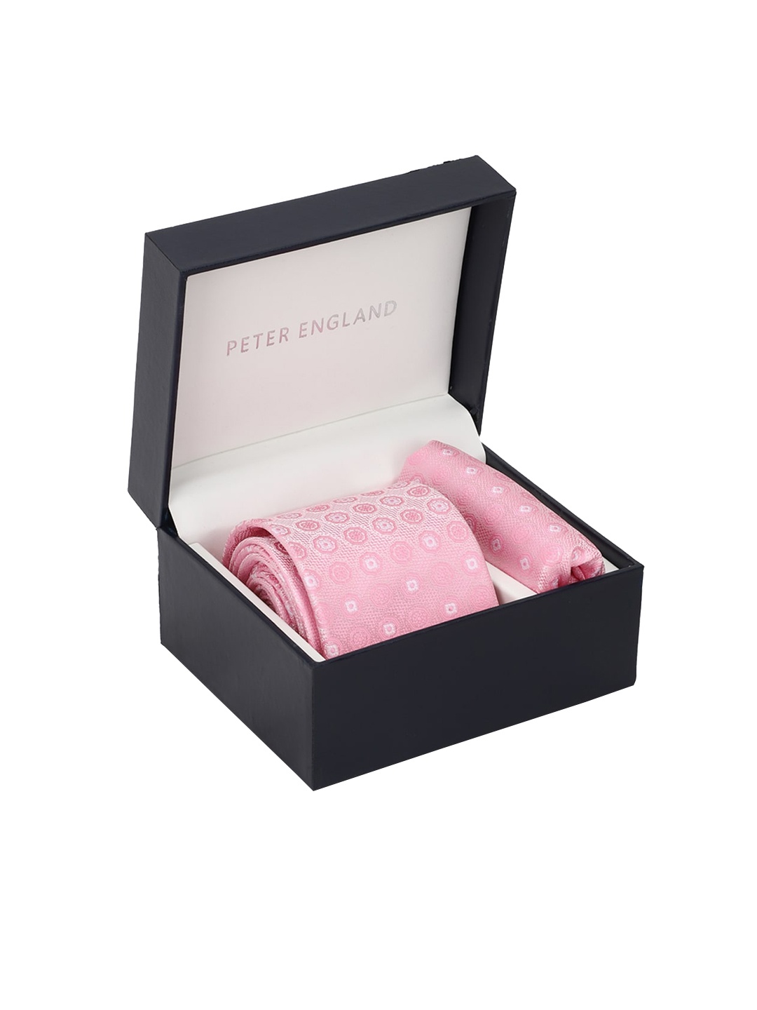

Peter England Men Pink Printed Accessory Gift Set