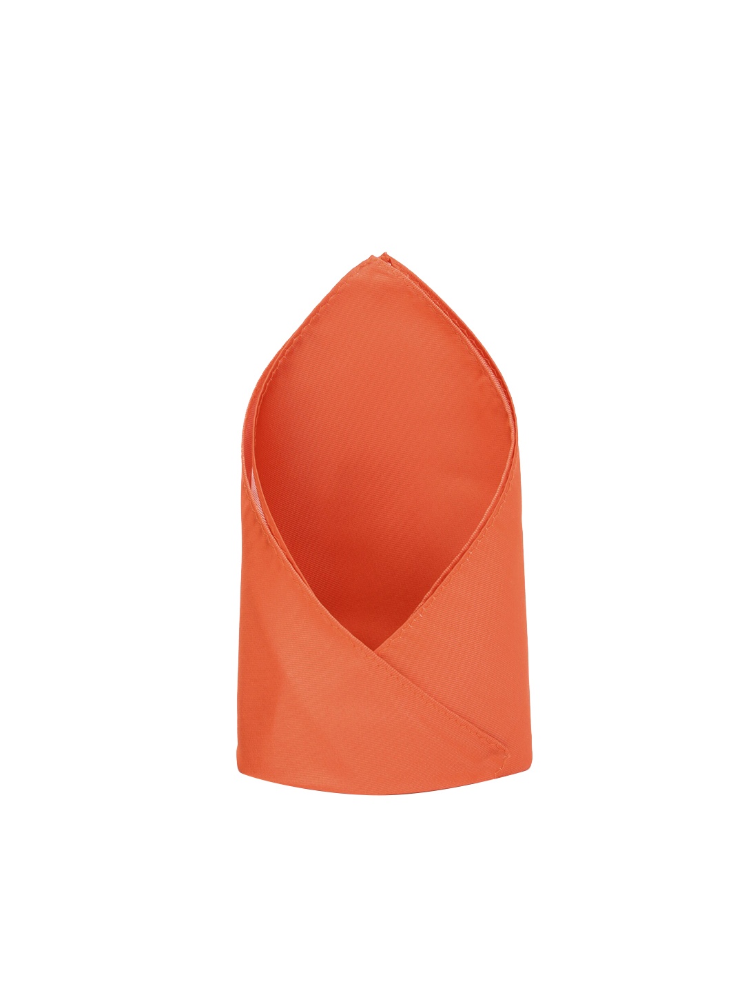 

Peter England Men Solid Orange Pocket Squares