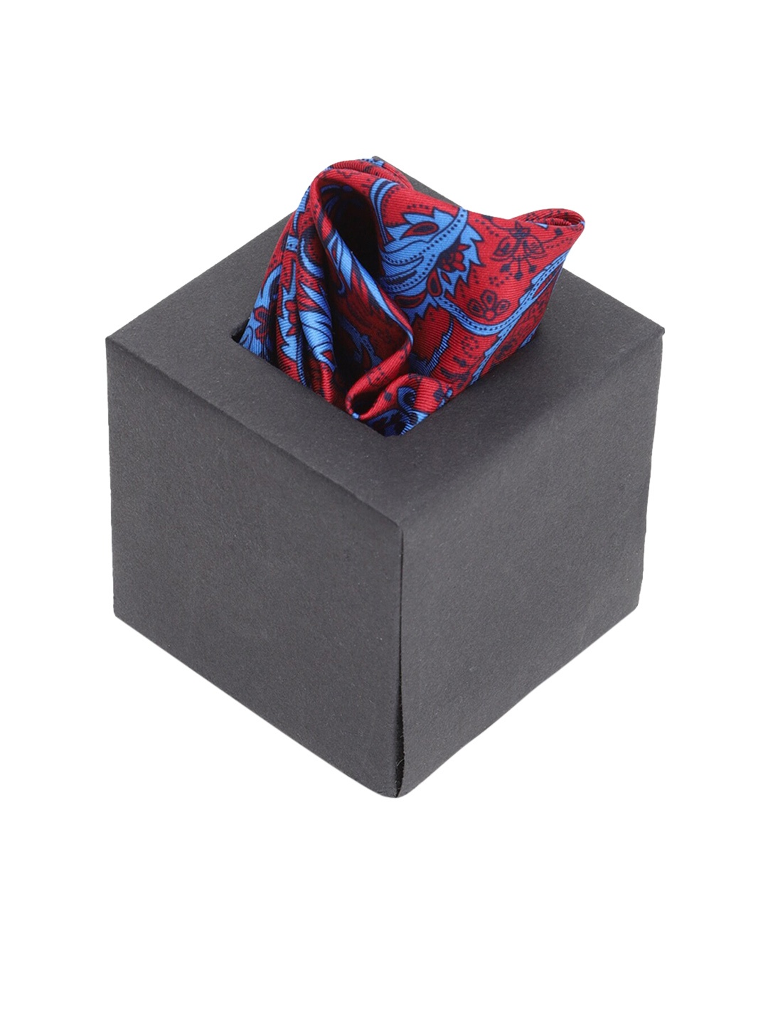 

Peter England Men Red & Blue Printed Pocket Squares