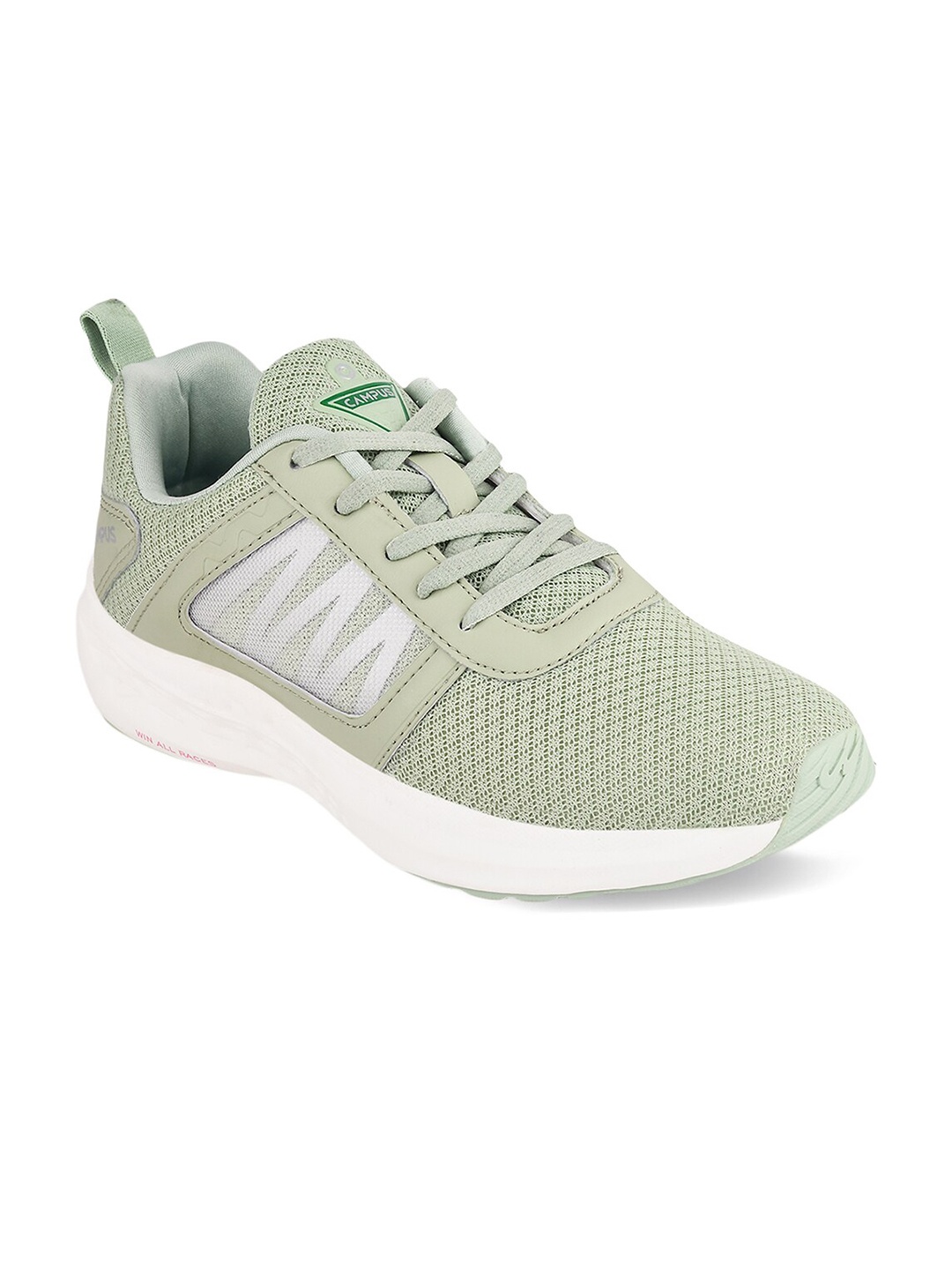 

Campus Women Green Mesh Running Shoes