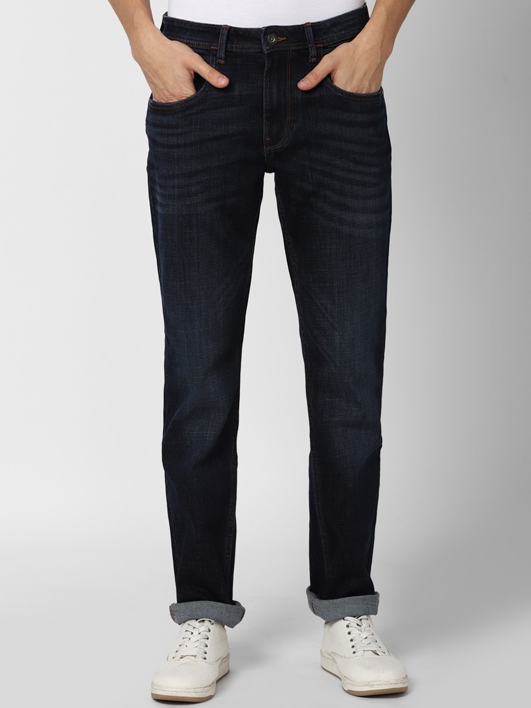 

VAN HEUSEN DENIM LABS Men Black Heavy Fade Jeans