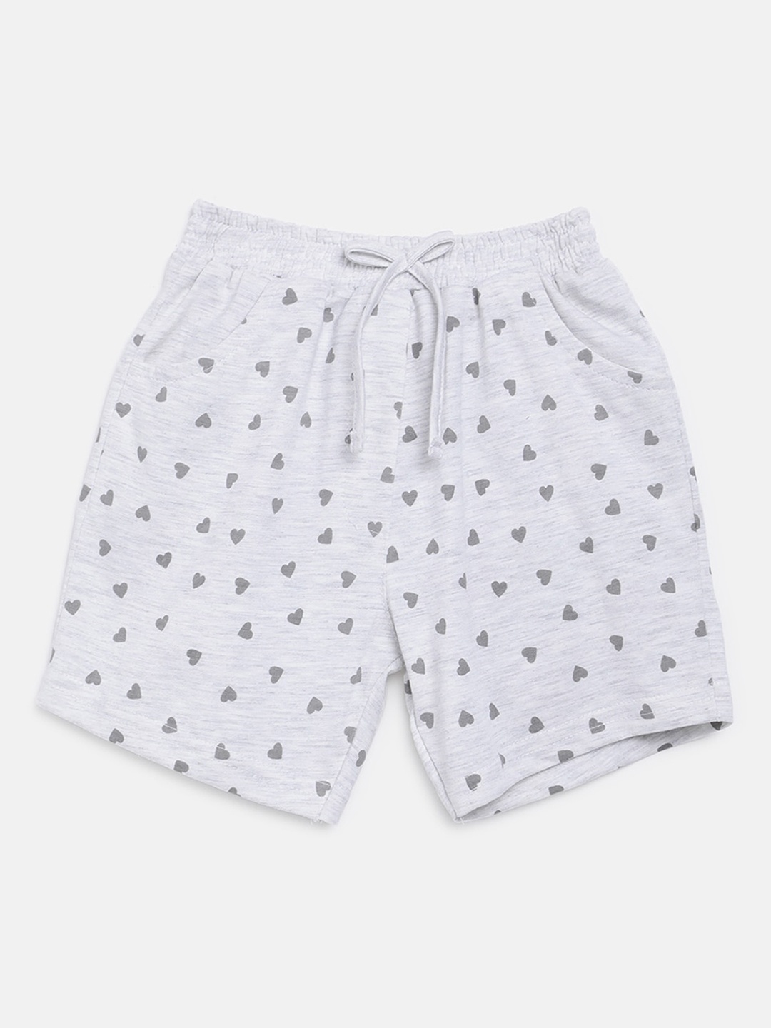 

V2 Value & Variety Girls Grey Printed Hot Pants