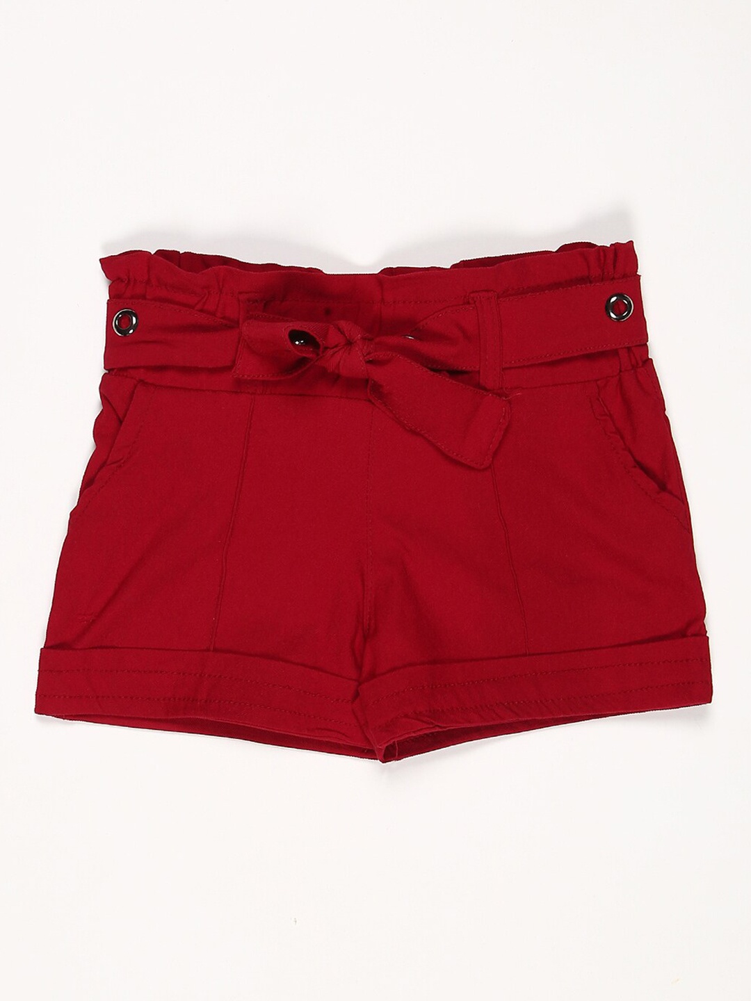 

V2 Value & Variety Girls Maroon Hot Pants