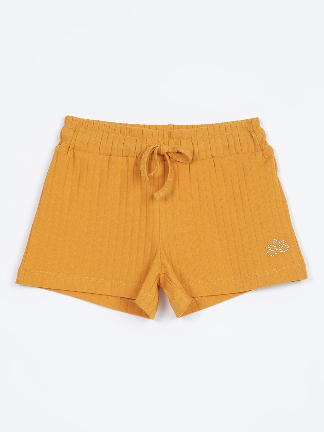 

V2 Value & Variety Girls Pleated Mustard Shorts