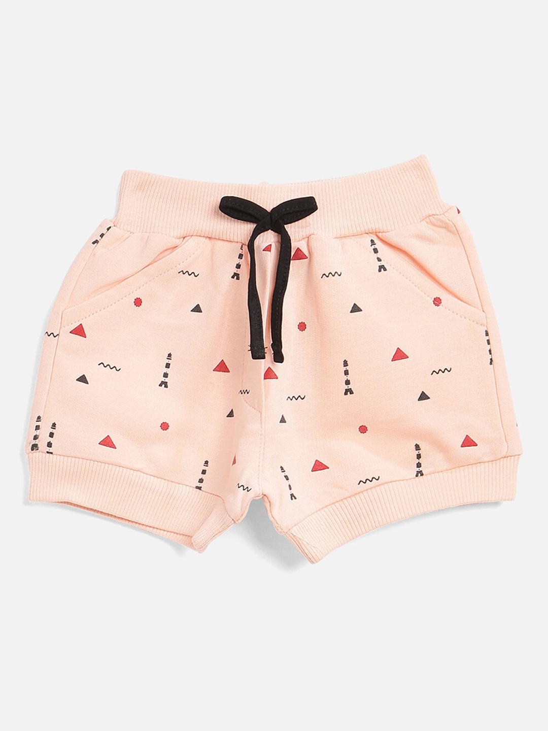 

V2 Value & Variety Girls Beige Printed Shorts