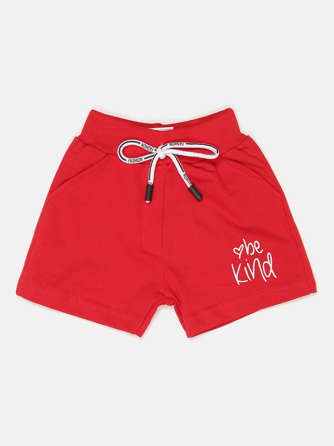 

V2 Value & Variety Girls Red Printed Shorts