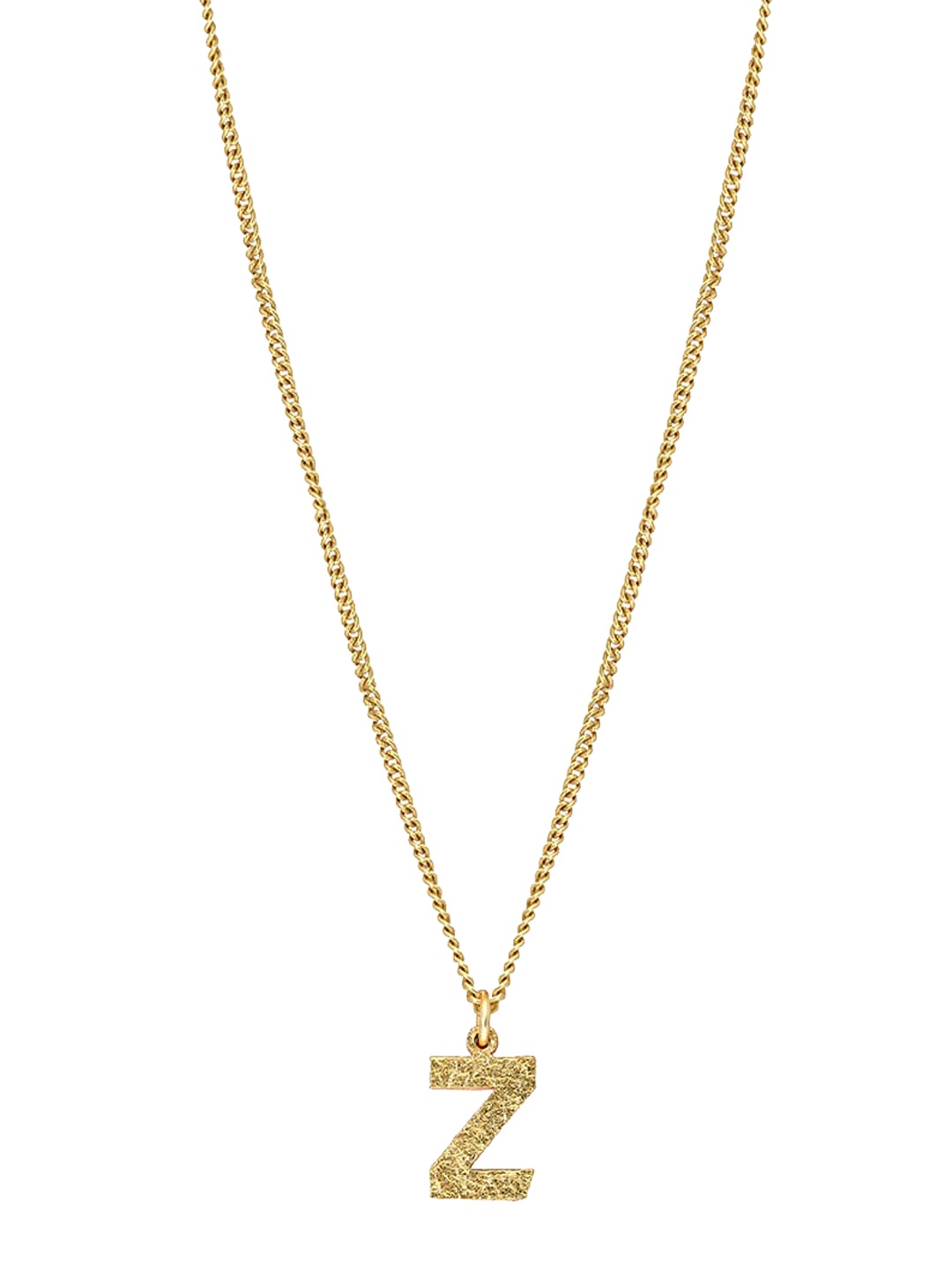 

MNSH Gold-Toned Brass Initial Z Necklace