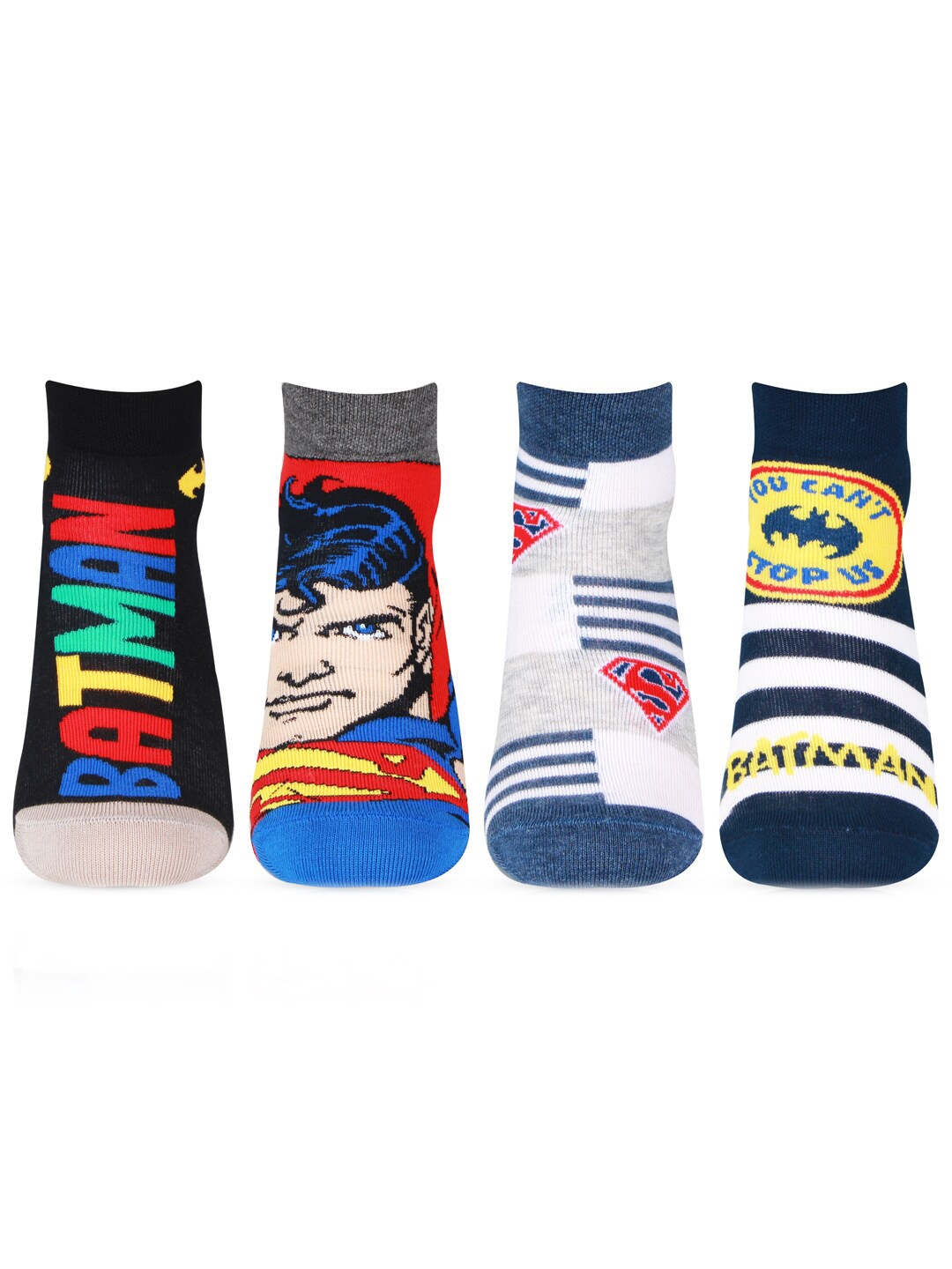 

Bonjour Boys Pack of 4 Assorted Ankle Length Socks