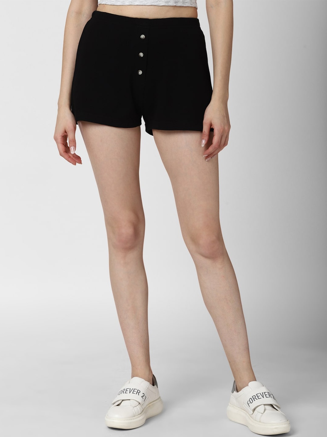 

FOREVER 21 Women Black Hot Pants Shorts