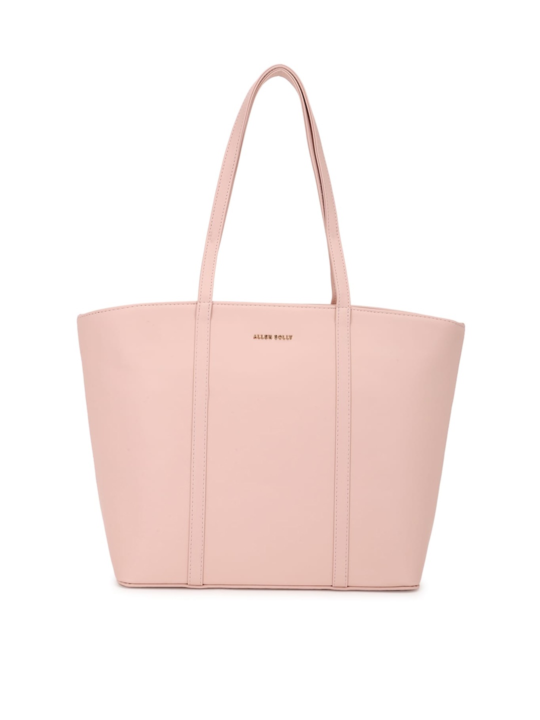 

Allen Solly Pink PU Oversized Structured Shoulder Bag