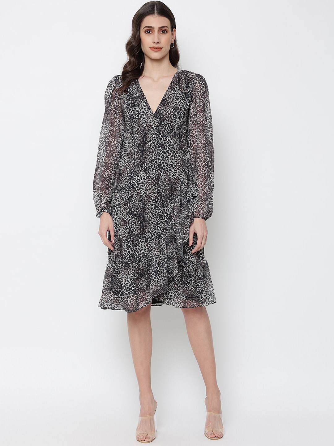 

GUESS Multicoloured Animal Drop-Waist Dress, Multi