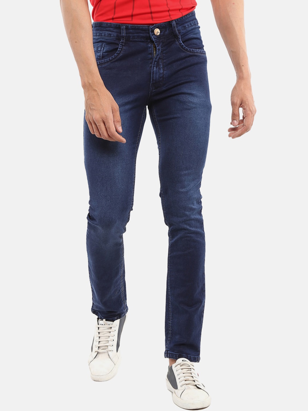 

V-Mart Men Blue Slim Fit Light Fade Stretchable Jeans
