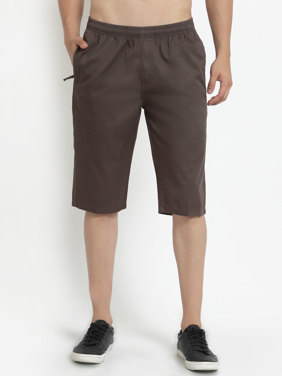 

SAPPER Men Brown Three Fourth Slim Fit Outdoor Shorts
