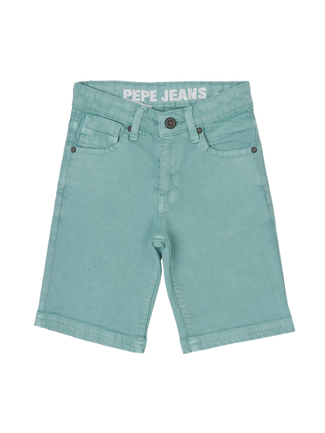 

Pepe Jeans Boys Green Slim Fit Shorts
