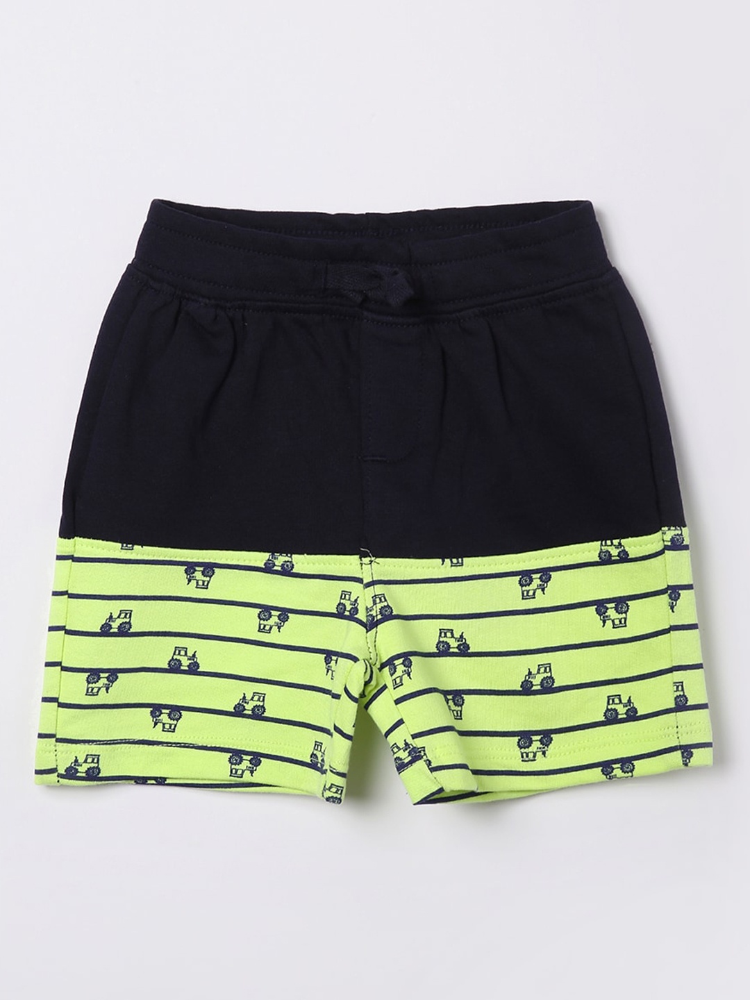 

Juniors by Lifestyle Boys Navy Blue Printed Shorts