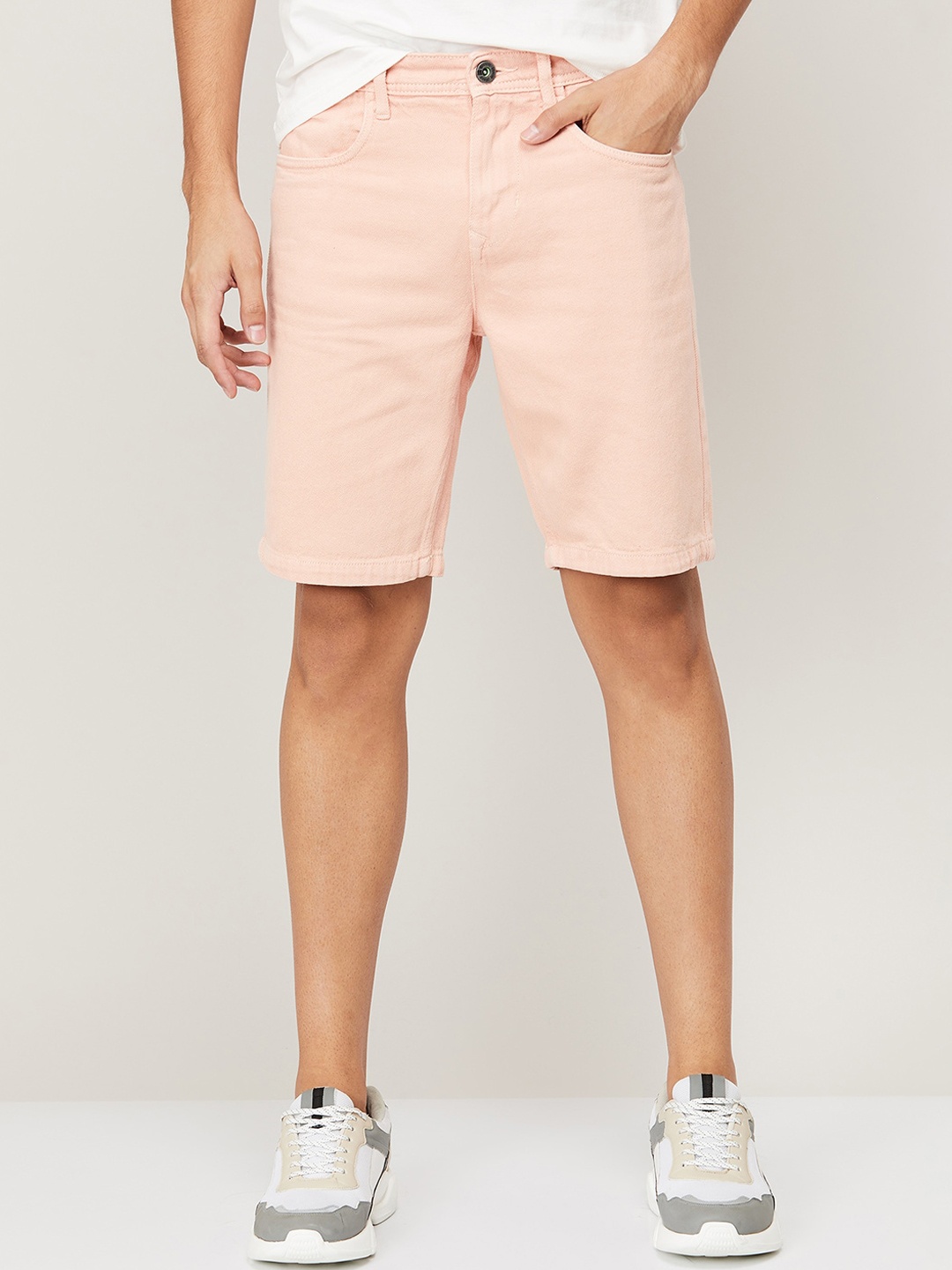 

Bossini Men Pink Chino Shorts