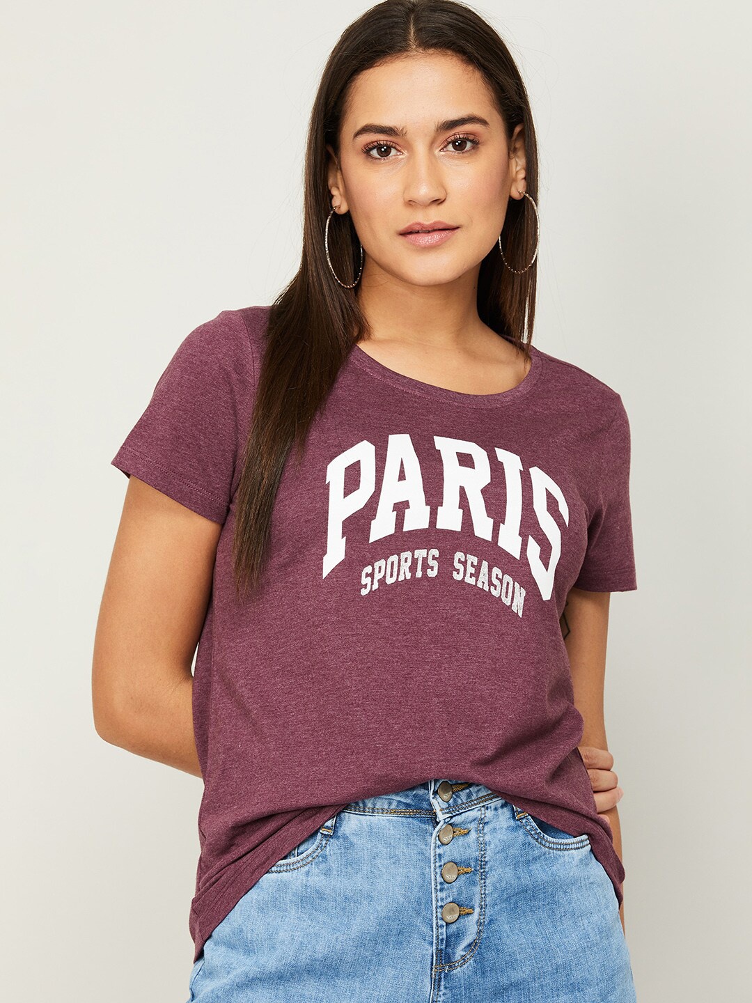 

Fame Forever by Lifestyle Red Print Top