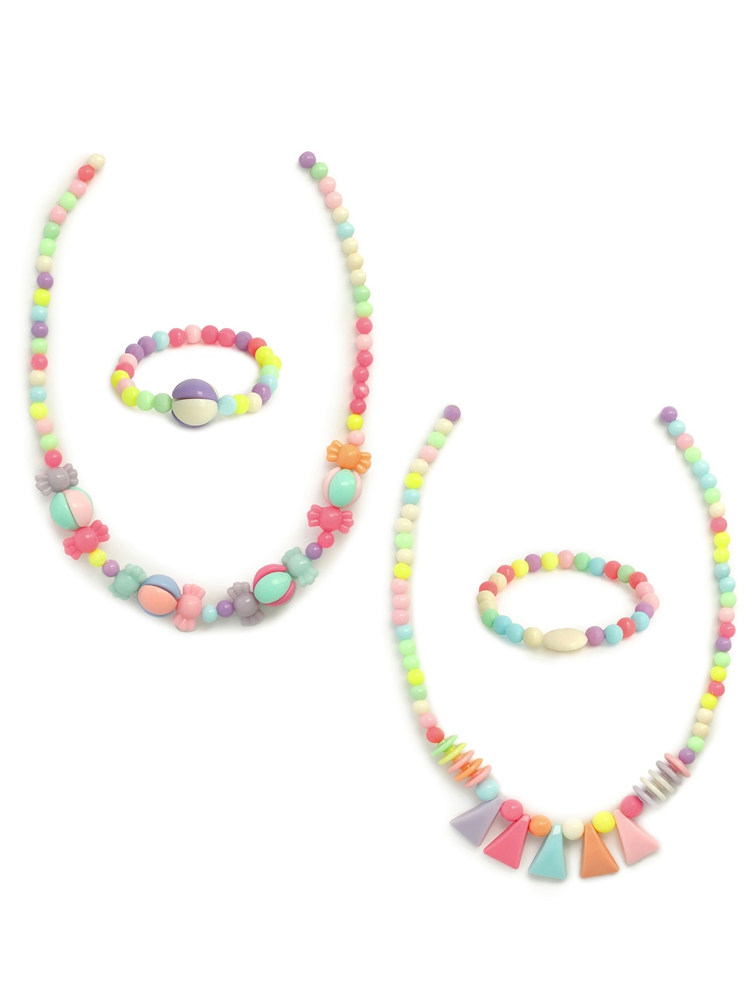 

EL REGALO Girls Set of 2 Multicoloured Jewellery Set, Multi