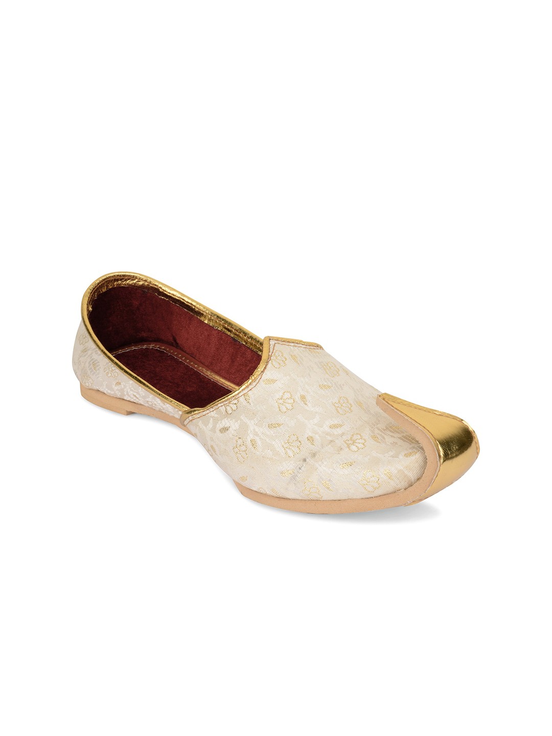 

Hulya Men Off White Woven Design Mojaris
