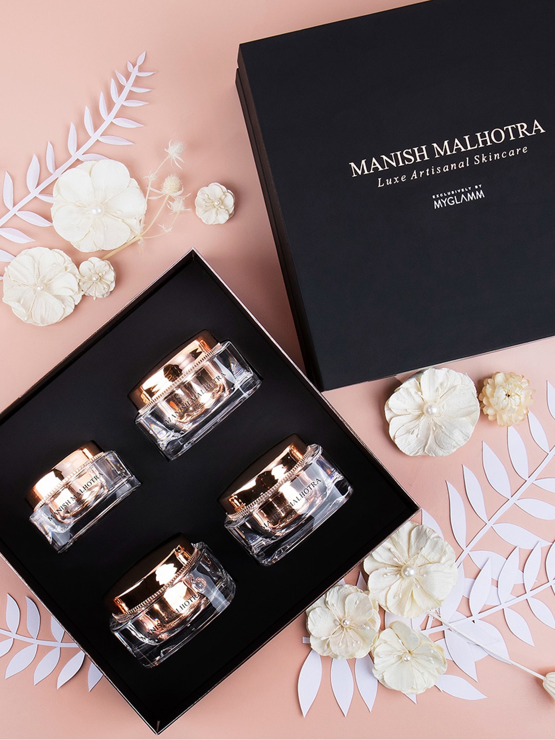 

MyGlamm Manish Malhotra Beauty Infinite Glow Skincare Kit, Black