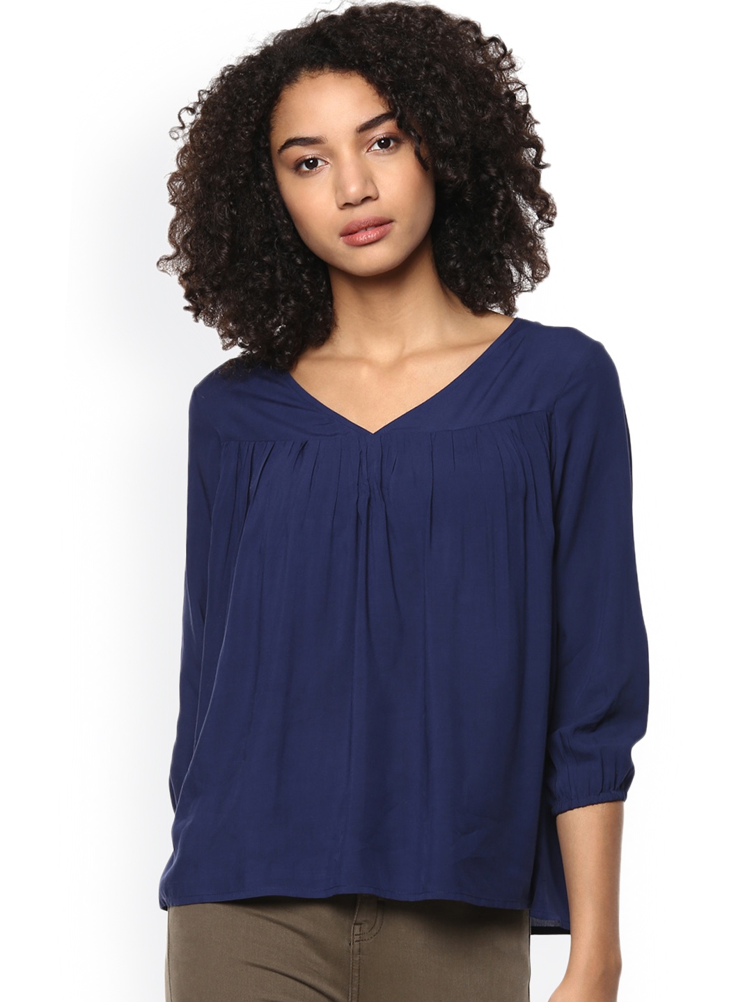 

Harpa Navy Top, Navy blue